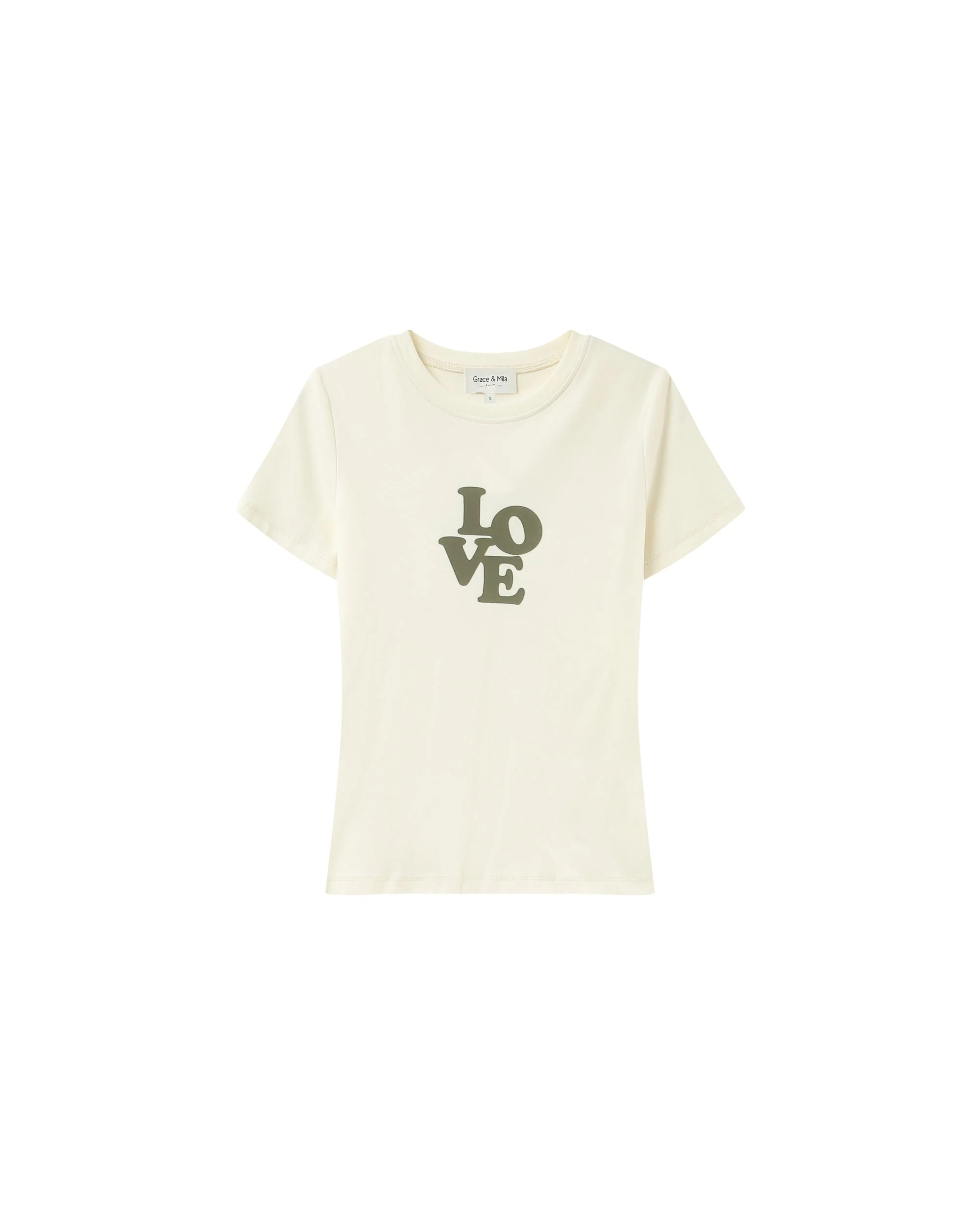 T-Shirt Poussin - Beige - Image 4