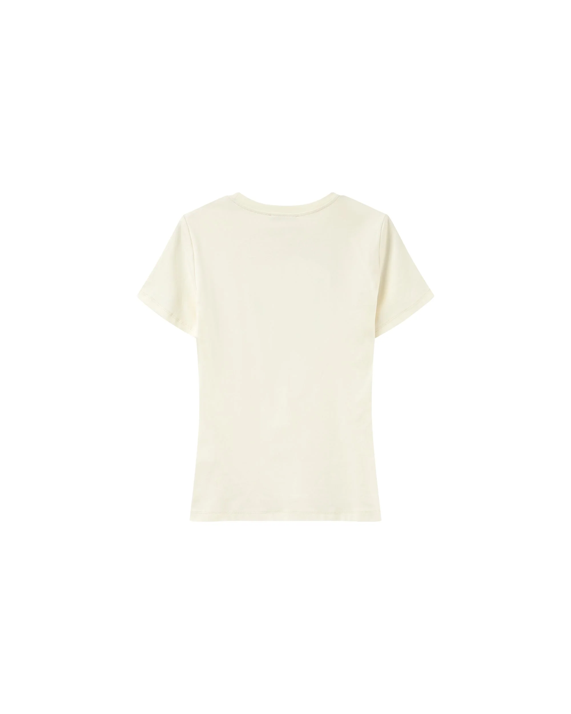 T-Shirt Poussin - Beige - Image 5