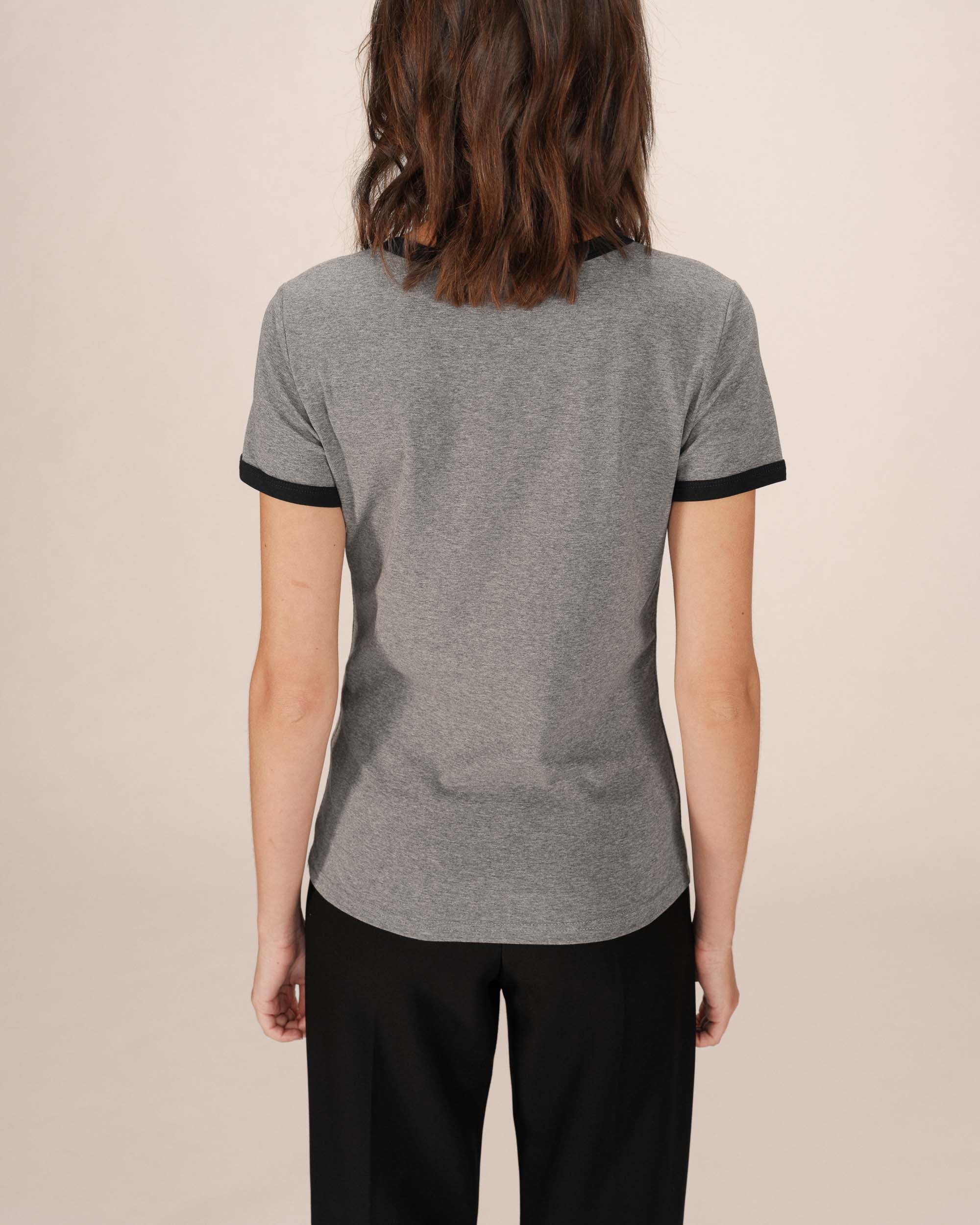 T-Shirt Monogramme G&M Brode Gris Sany - Image 4