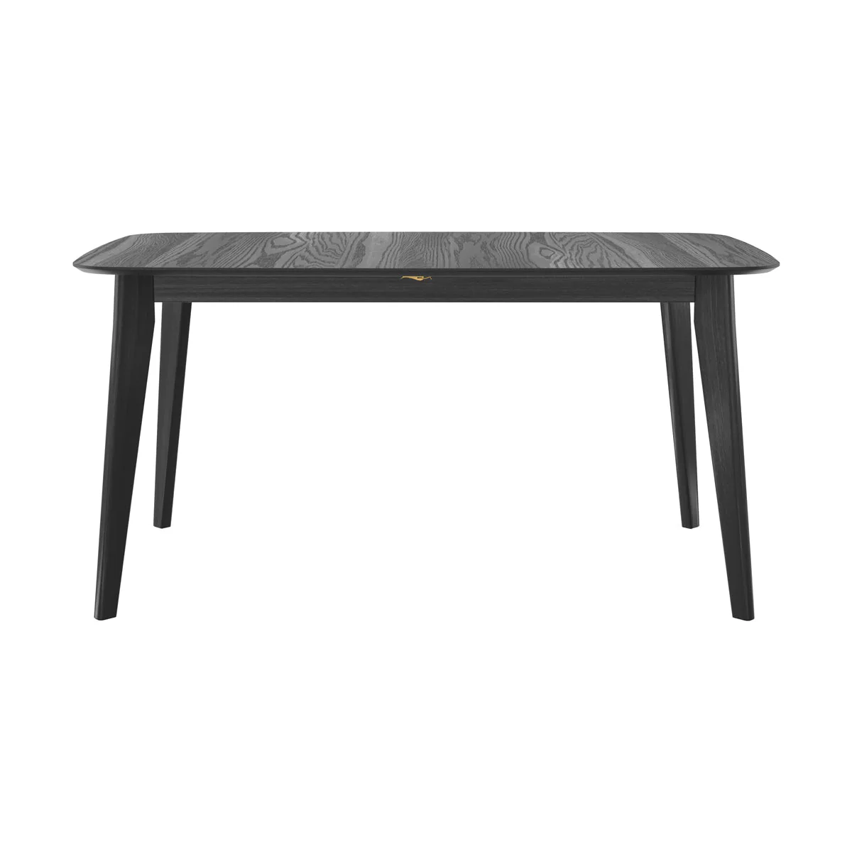 Table rectangulaire Oman 4/6 personnes extensible en bois noir 150/180 cm - Image 8