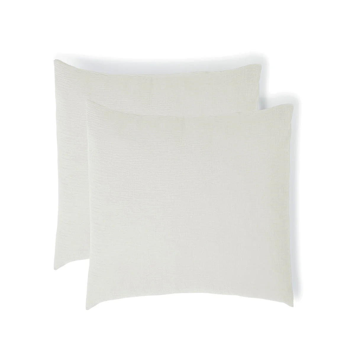 Taie D'Oreiller (X2) - Gaze De Coton - Blanc - Carla - Image 2