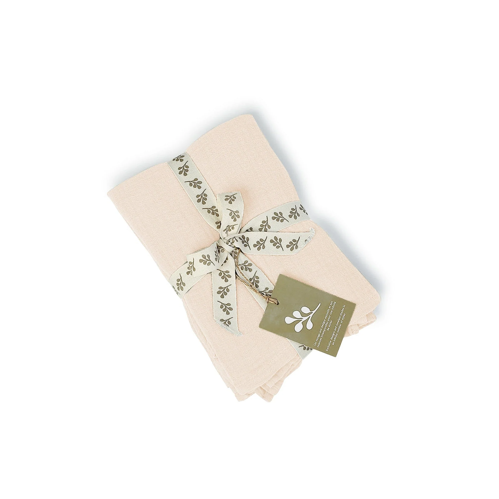 Taie D'Oreiller (X2) - Gaze De Coton - Rose - Carla - Image 11
