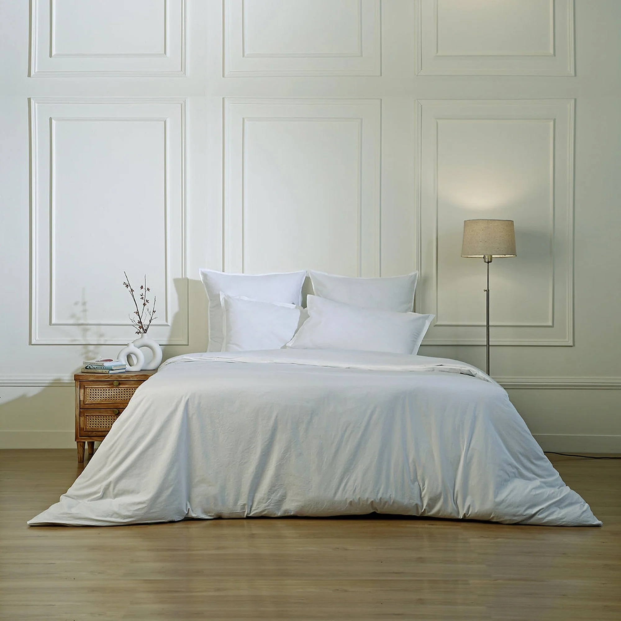 Taie D'Oreiller (X2) - Percale De Coton - Blanc - Nina - Image 3
