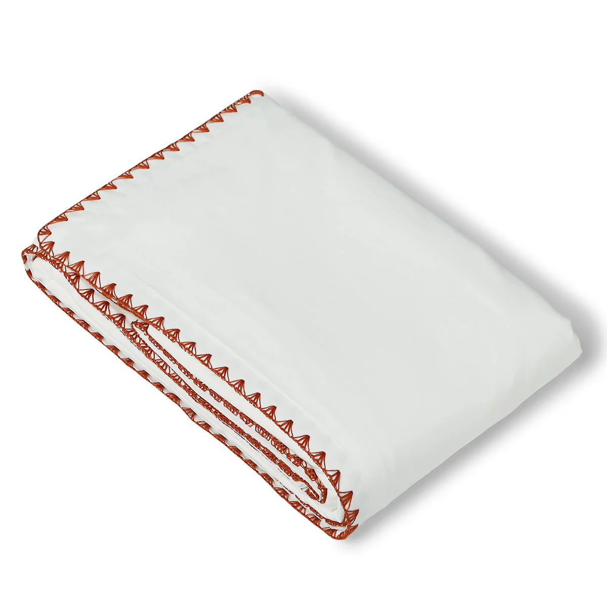 Taie D Oreiller X2 - Percale De Coton - Blanc / Rouge - Zoé - Image 15