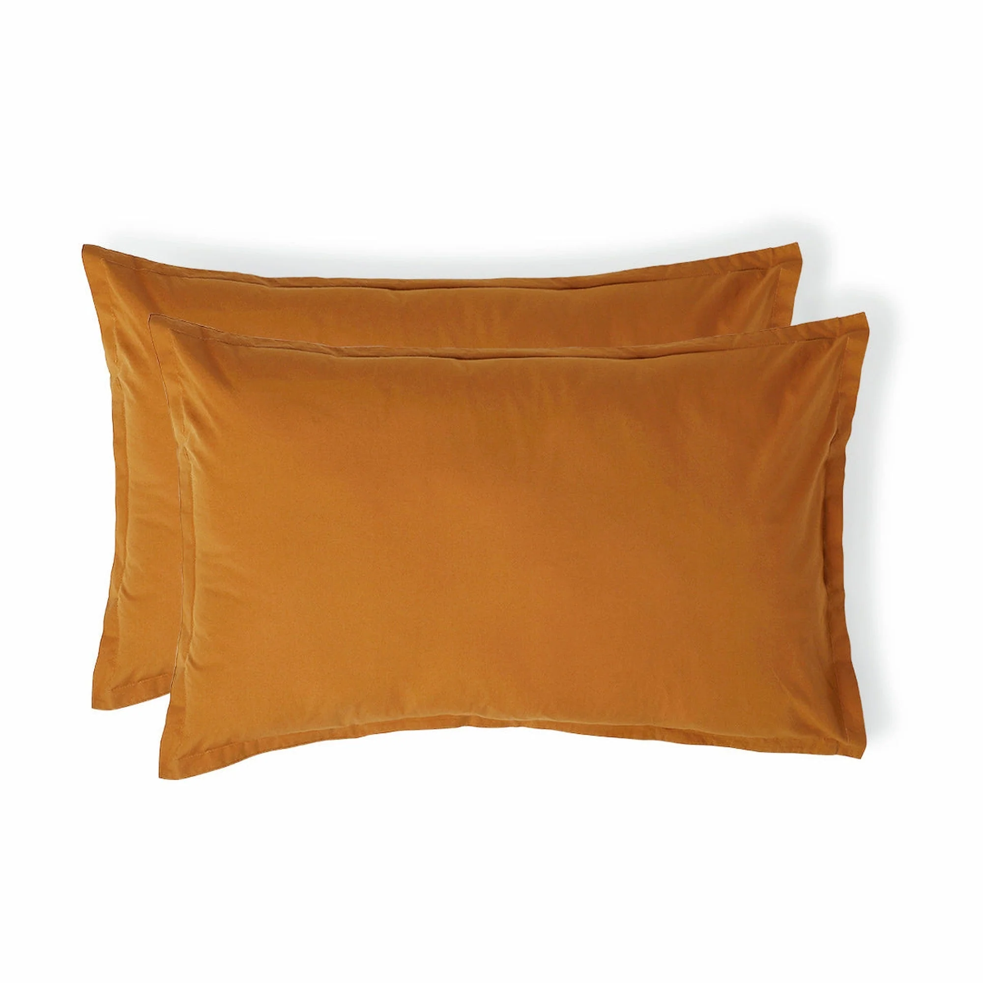 Taie D'Oreiller (X2) - Percale De Coton - Caramel - Nina - Image 2