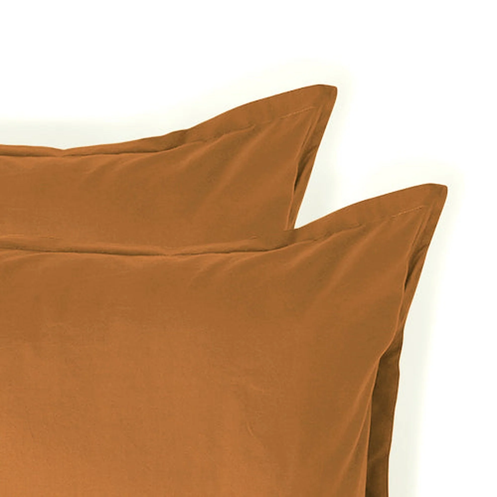 Taie D'Oreiller (X2) - Percale De Coton - Caramel - Nina - Image 5