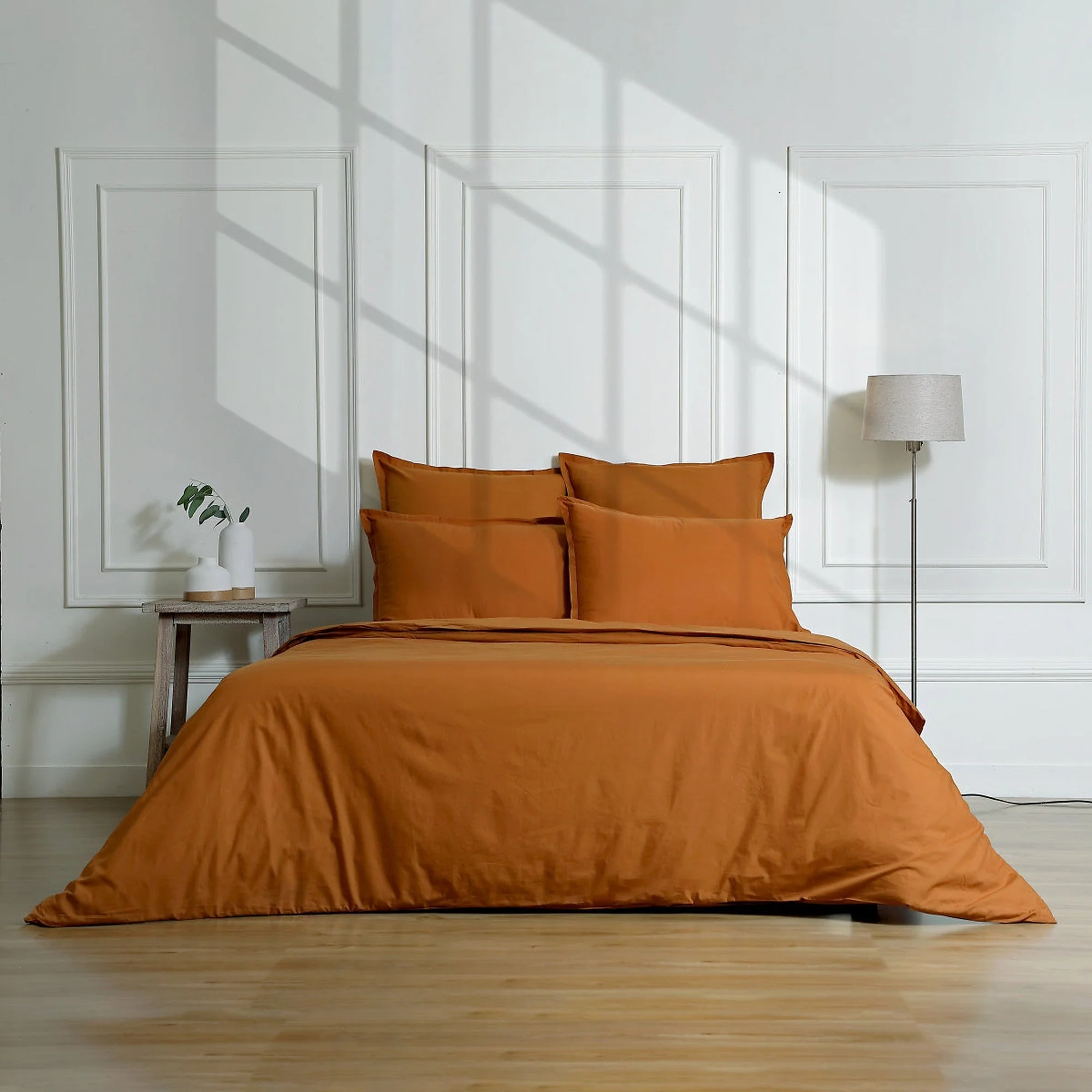 Taie D'Oreiller (X2) - Percale De Coton - Caramel - Nina - Image 7