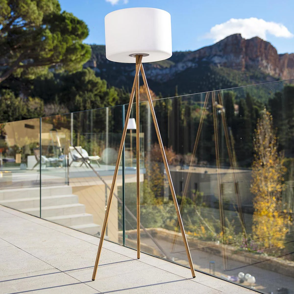 Lampadaire Sans Fil - Tamboury Wood - Image 2