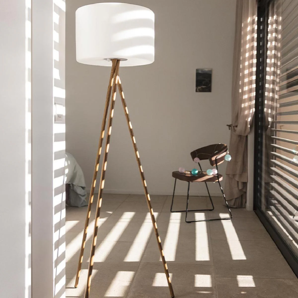 Lampadaire Sans Fil - Tamboury Wood - Image 3