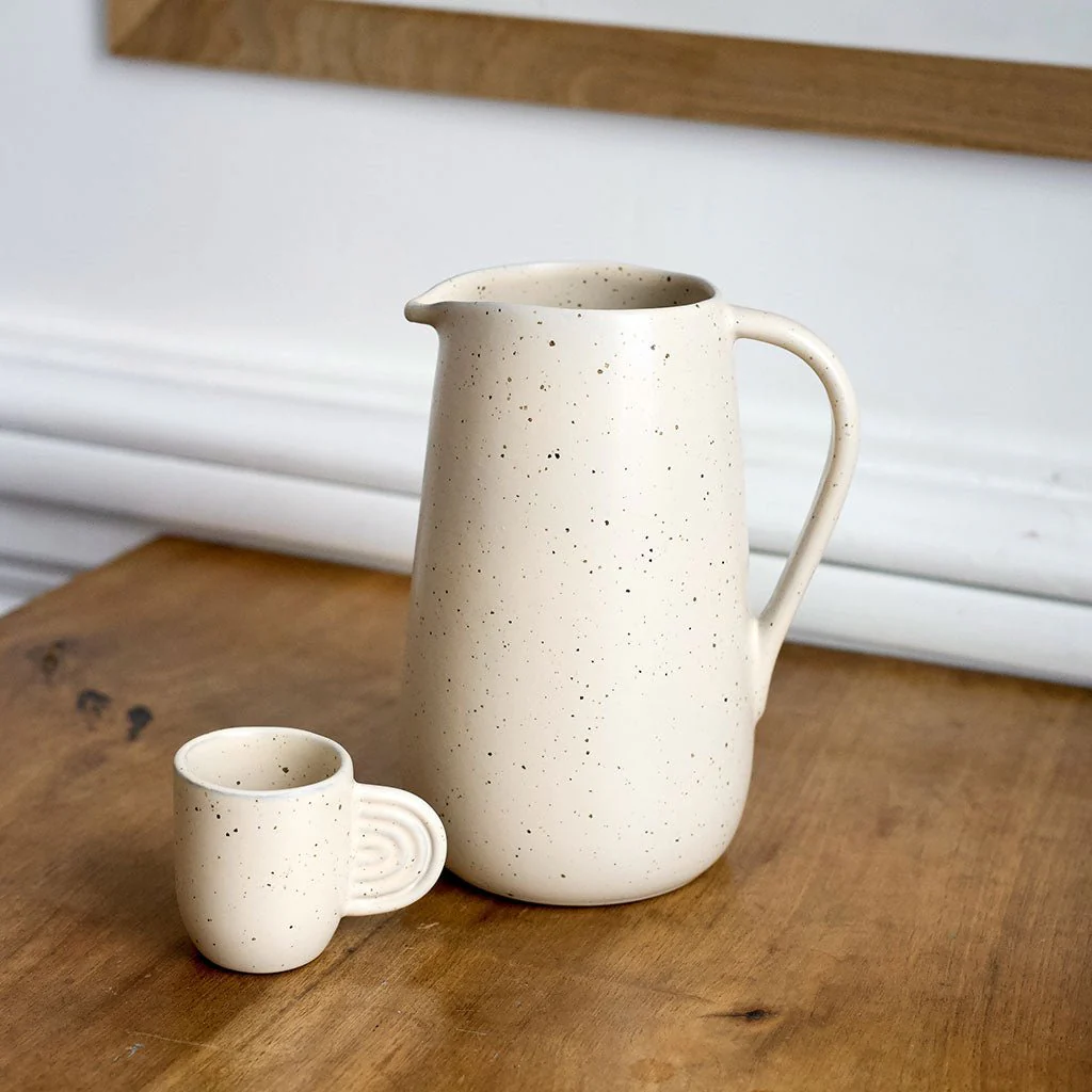 Lot de 2 Tasses En Céramique Ambre - Moucheté - Image 4