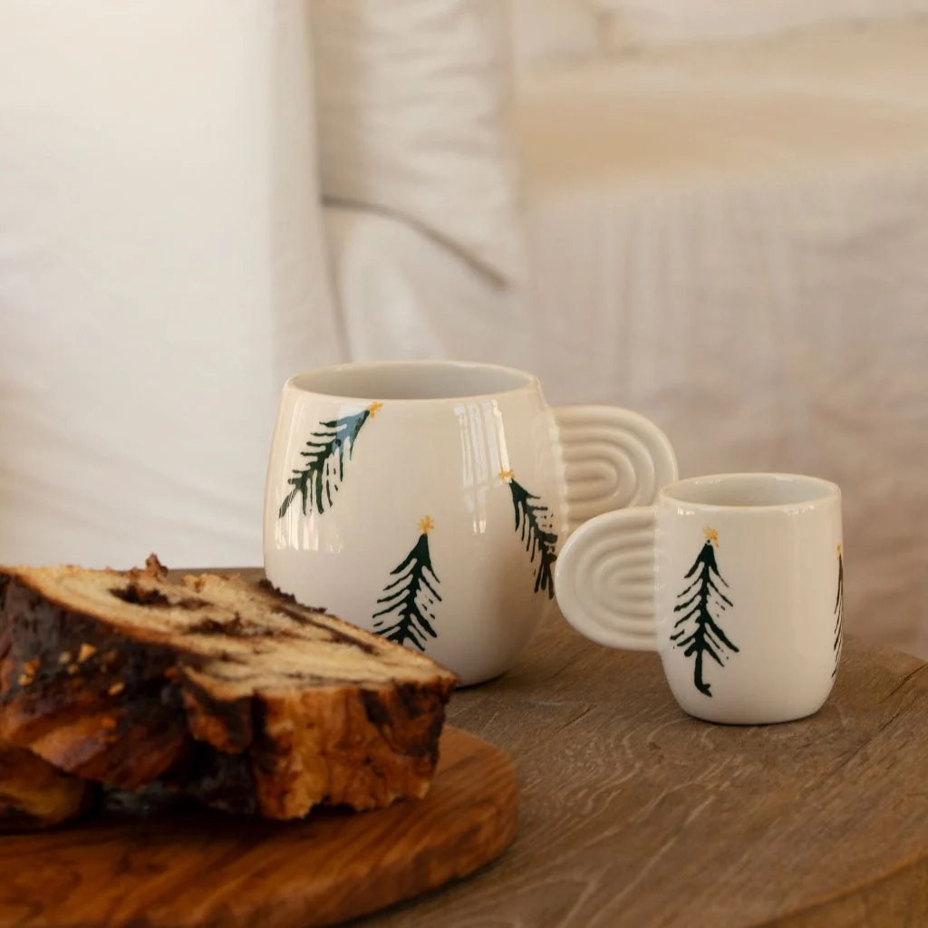 Lot de 2 Tasses En Céramique Ambre - Sapin - Image 7