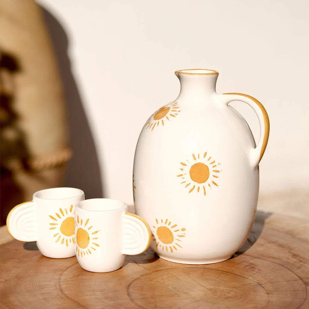 Lot de 2 Tasses En Céramique Ambre - Soleil - Image 4