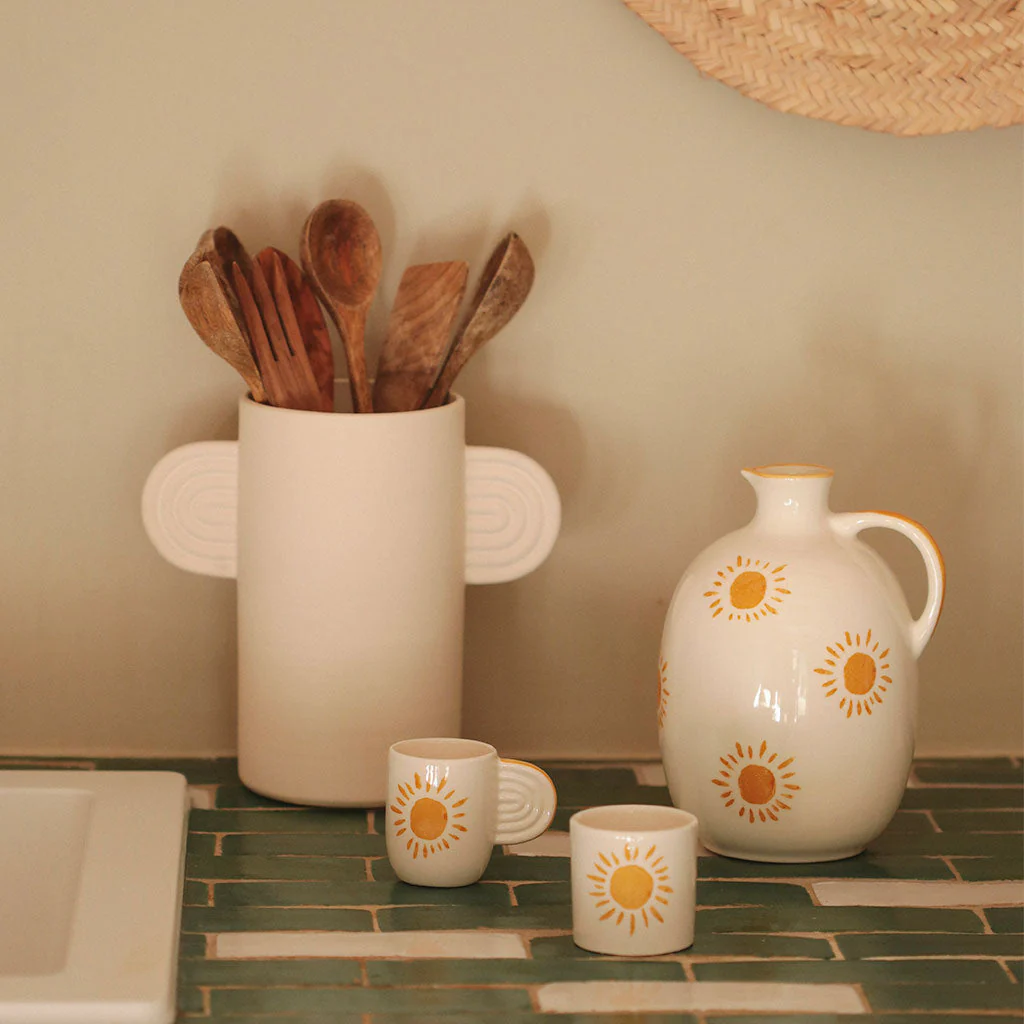 Lot de 2 Tasses En Céramique Ambre - Soleil - Image 6