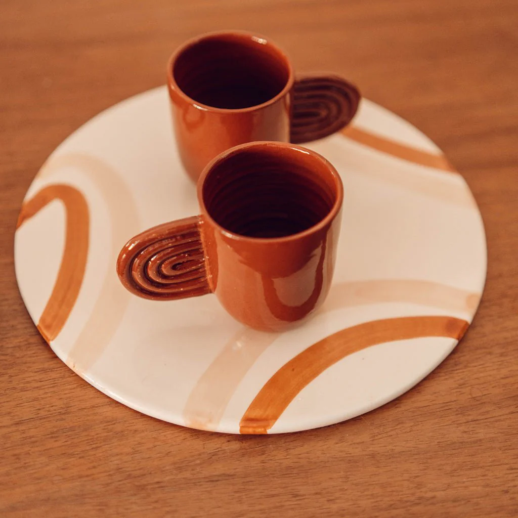 Lot De 2 Tasses En Céramique Ambre - Terracotta - Image 5