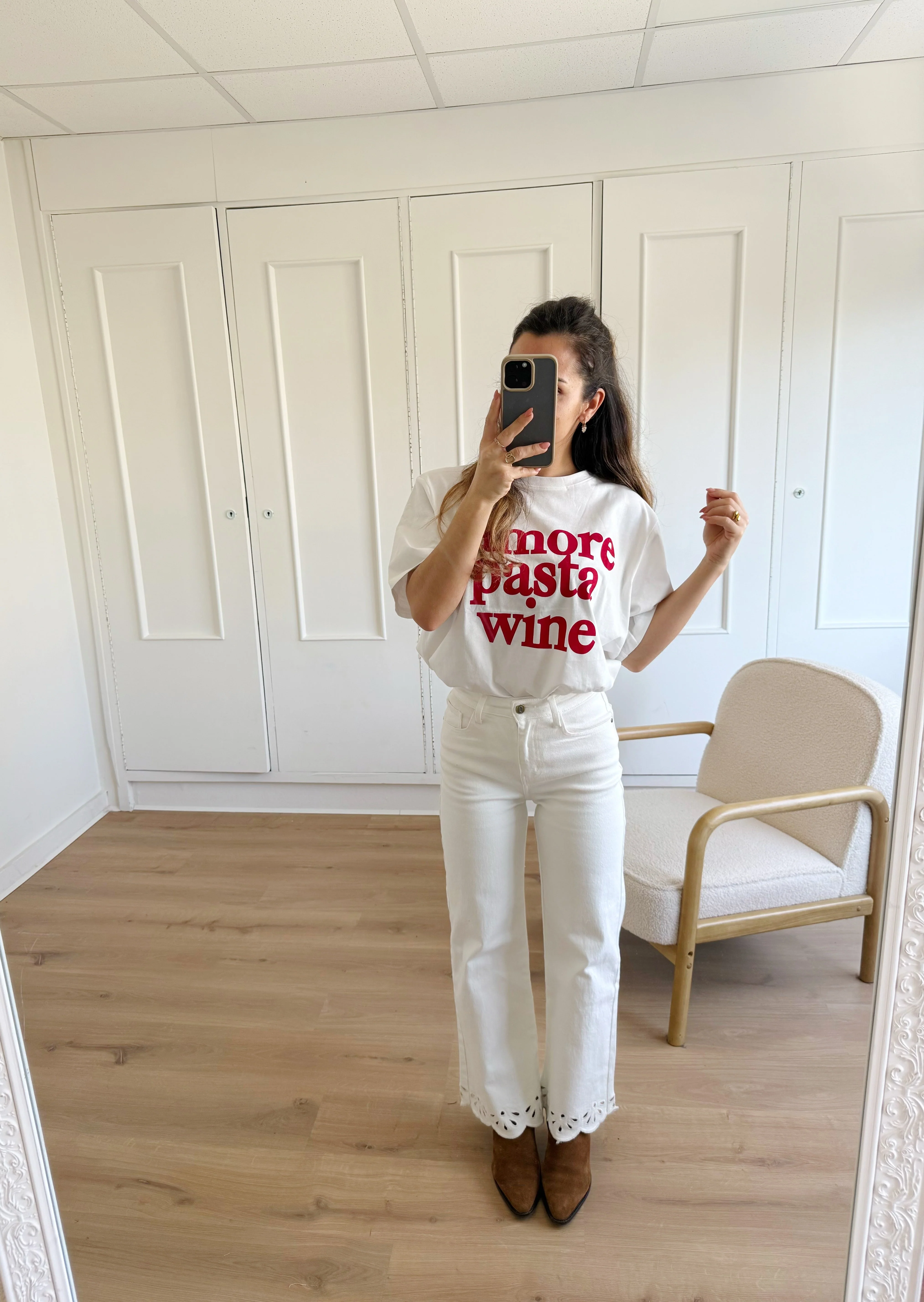 T-Shirt Amor, Pasta, Wine - Image 4