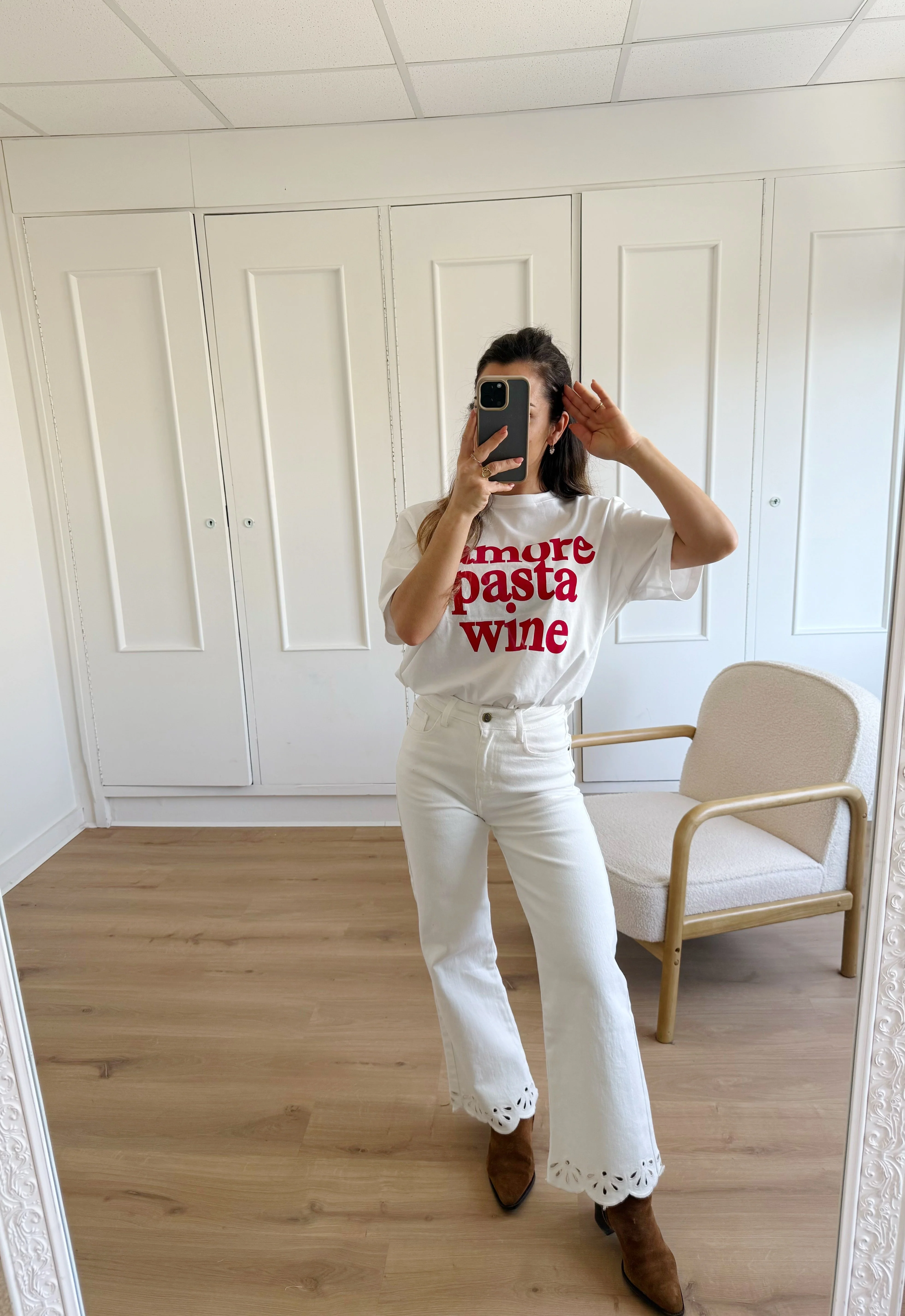 T-Shirt Amor, Pasta, Wine - Image 5
