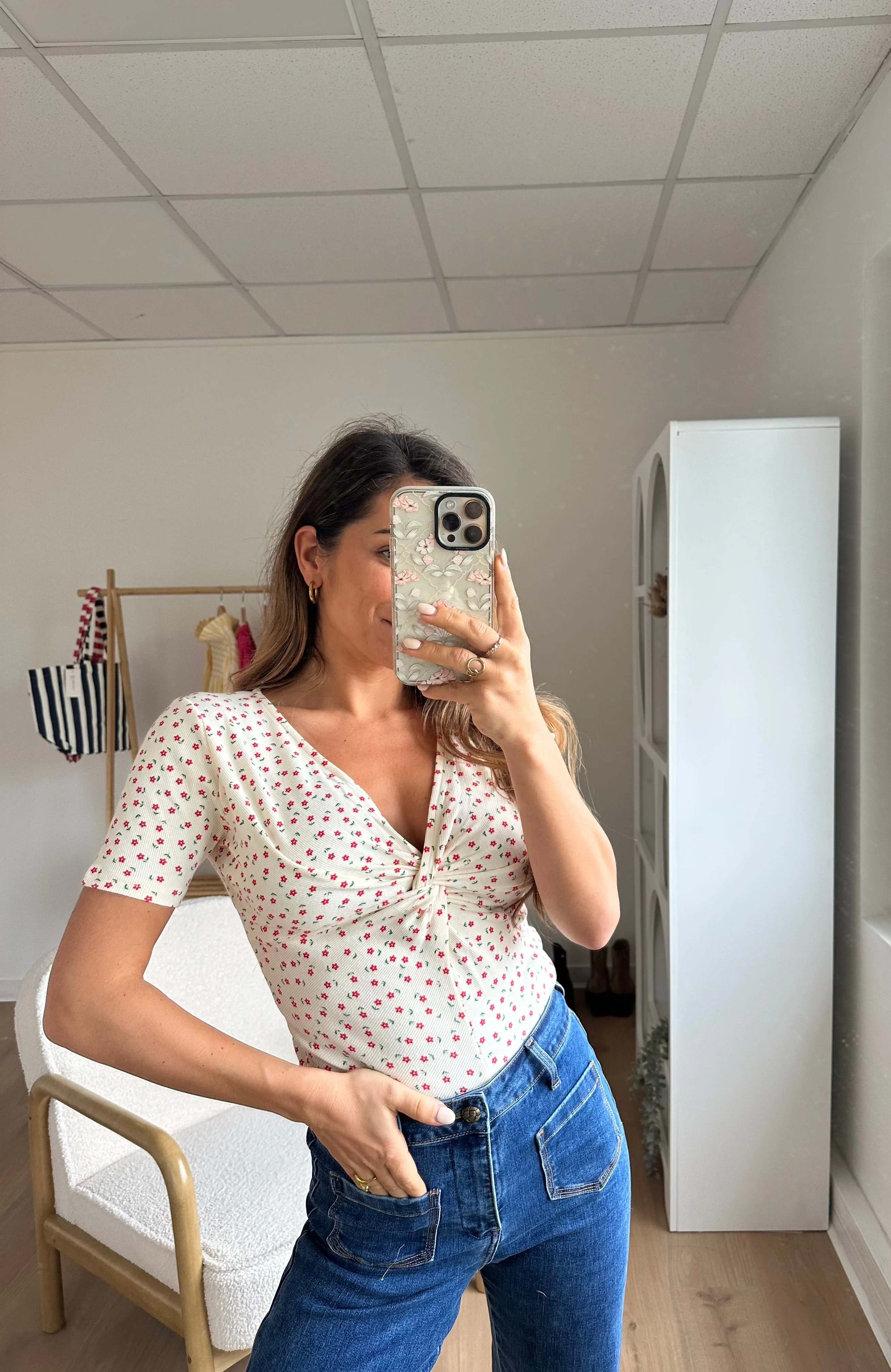Tee-Shirt Fleuri Ysé - Image 11