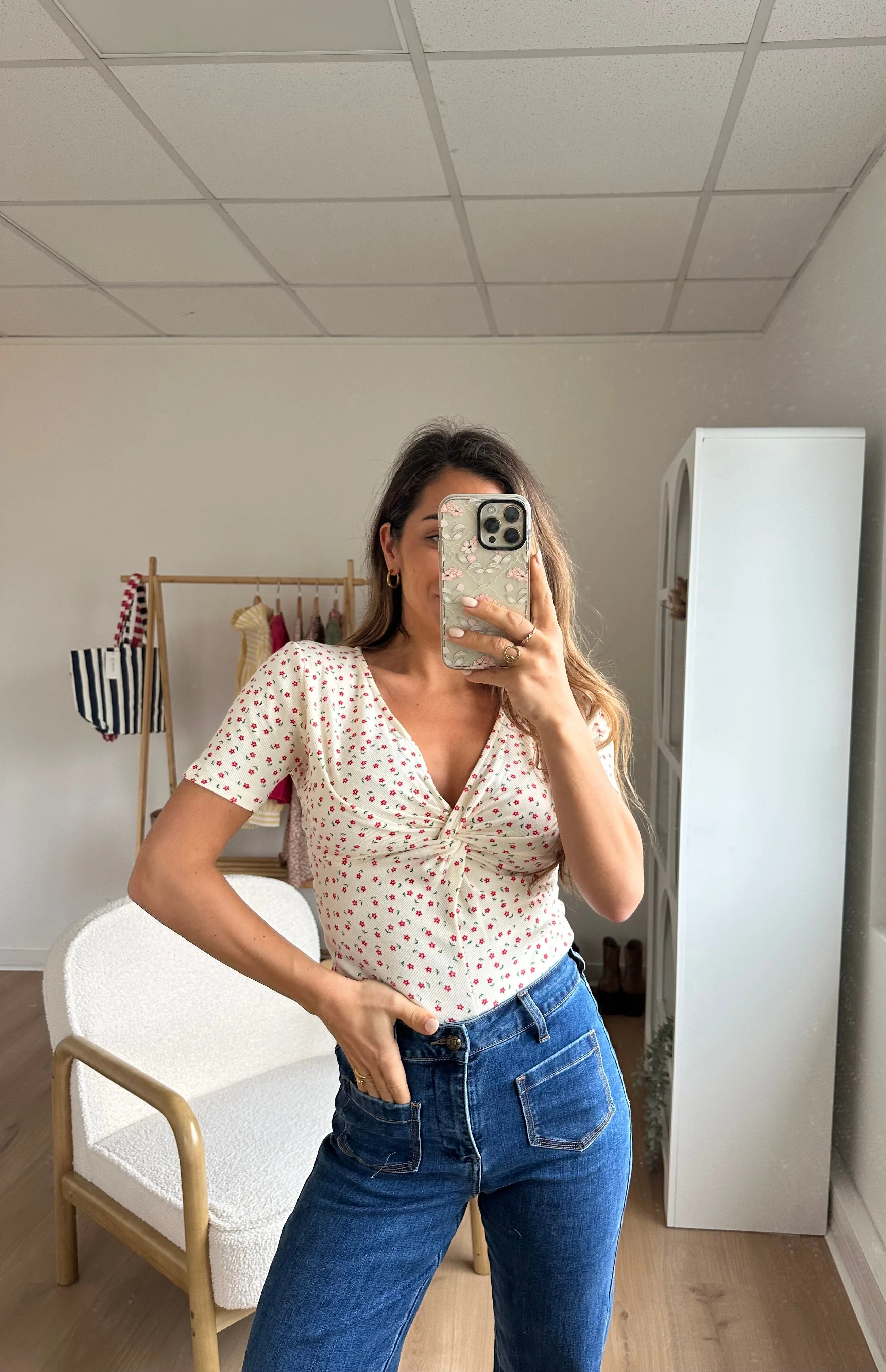 Tee-Shirt Fleuri Ysé - Image 9