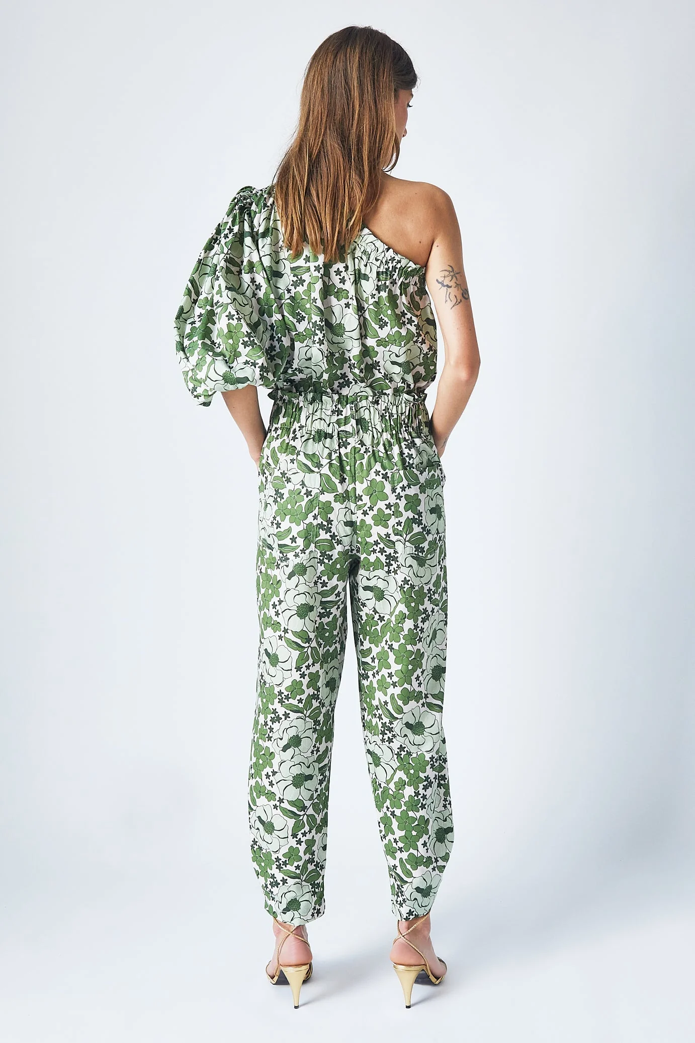 Pantalon Thais - Green Bloom - Femme - Image 3