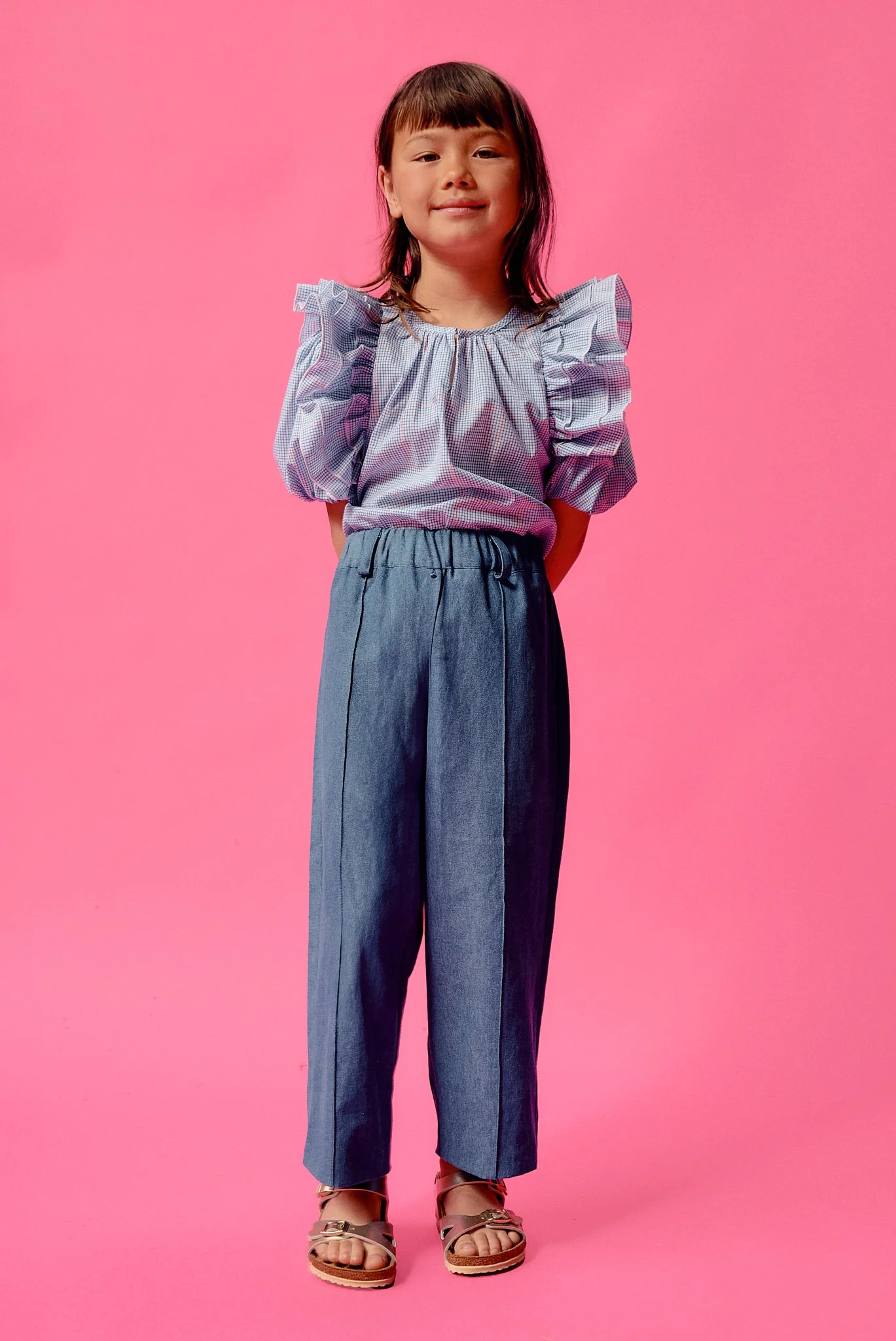 Pantalon Theo - Turquoise - Enfant - Image 2