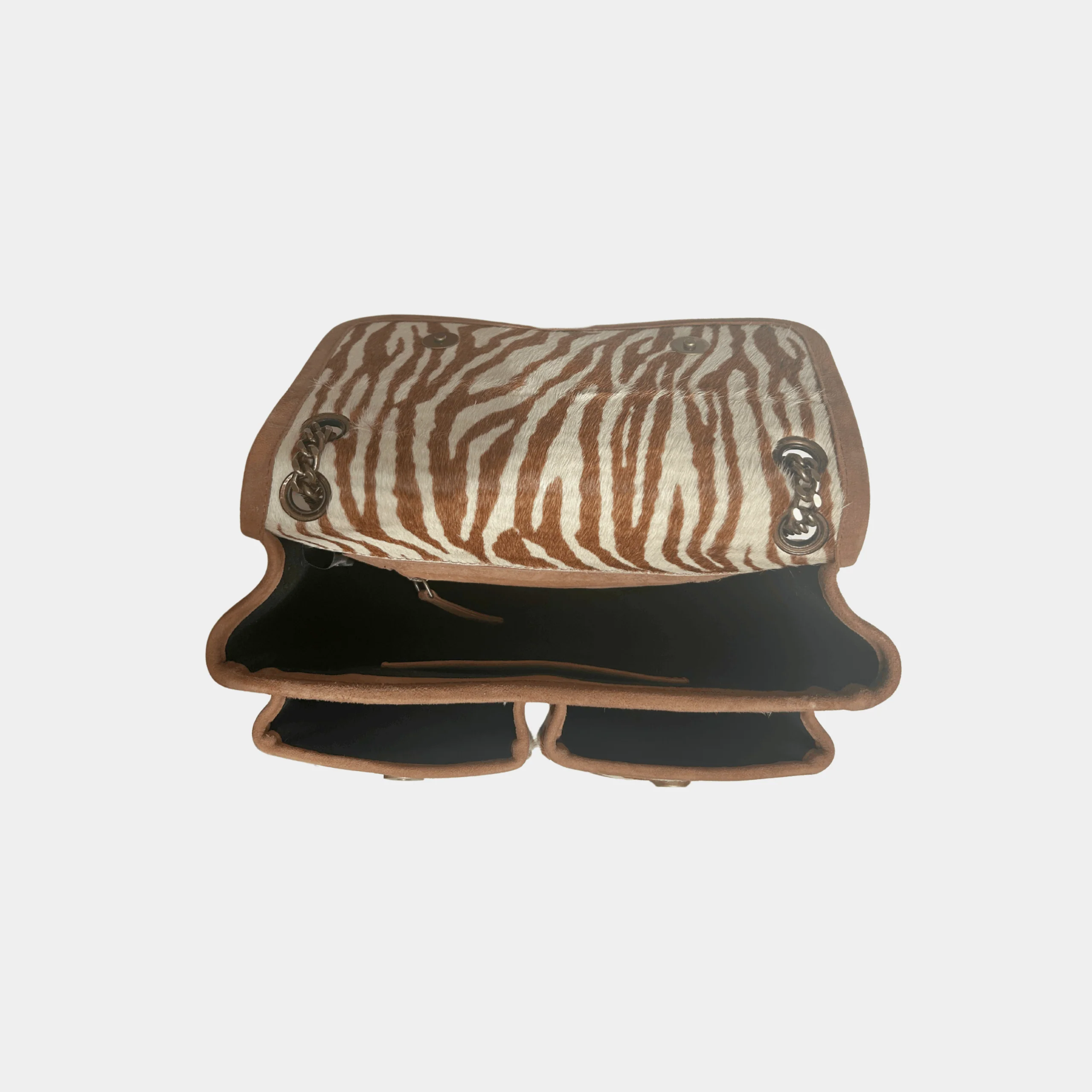 Sac Cuir - Theresa Zebra Brown - Image 3