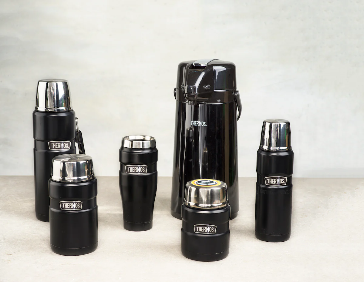 Thermos - King Bouteille Isotherme 1200Ml Noir Mat - Image 5