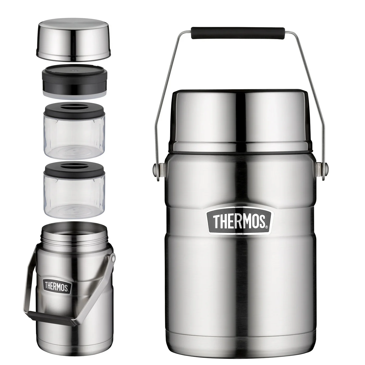 Thermos - King Porte-Aliments Inox Mat 1,2L - Image 2
