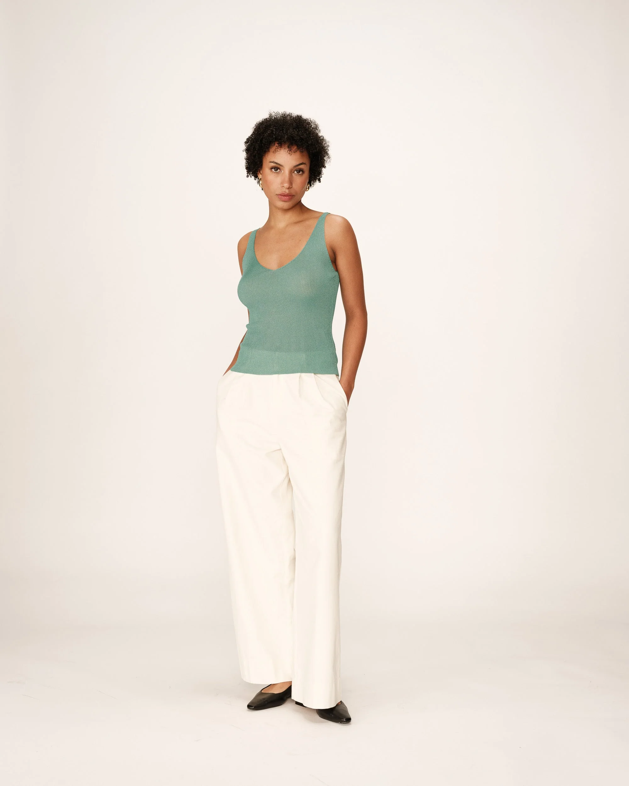 Top Paillette - Aqua - Image 3