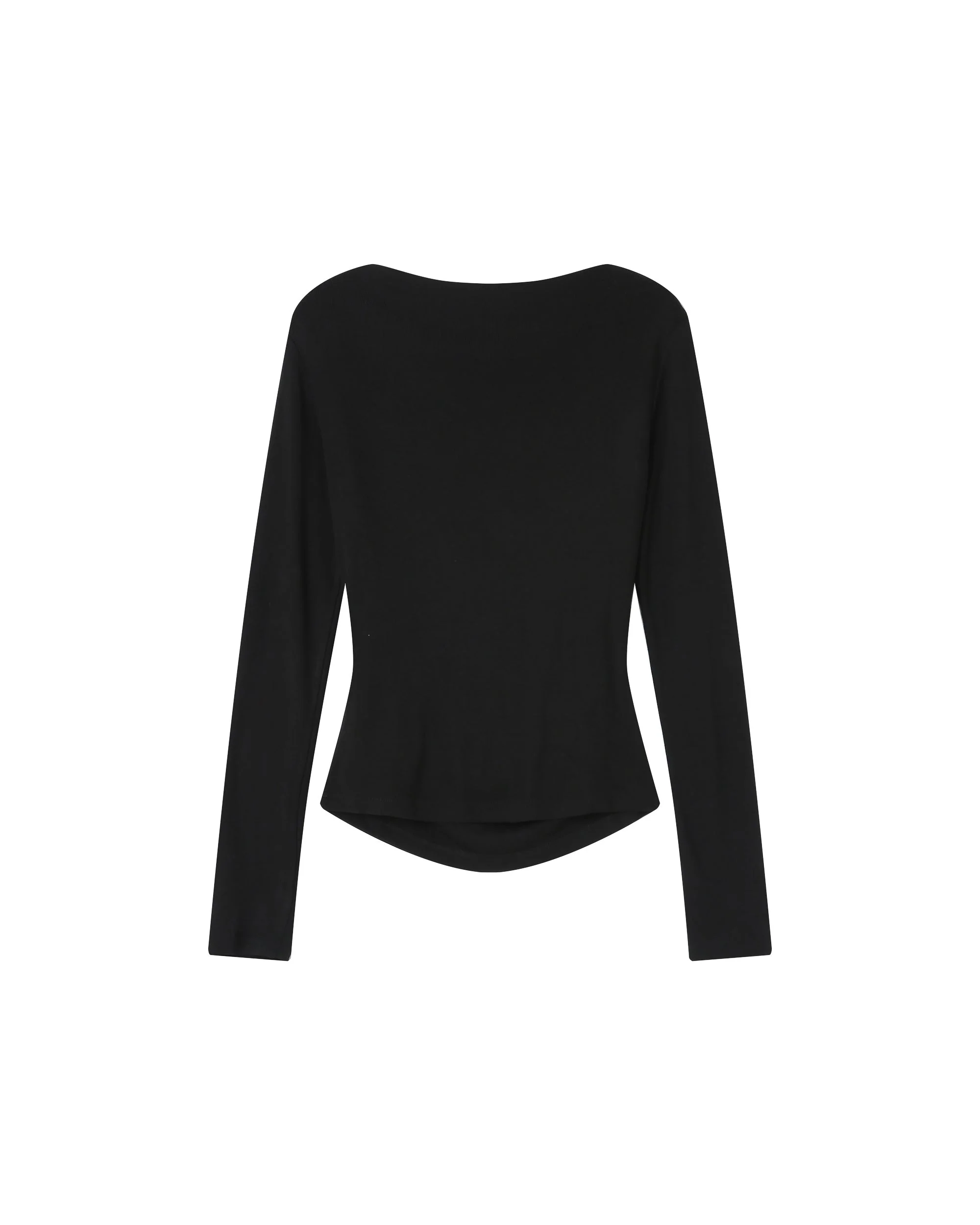 Top Drape Asymetrique Noir Sioux - Image 7