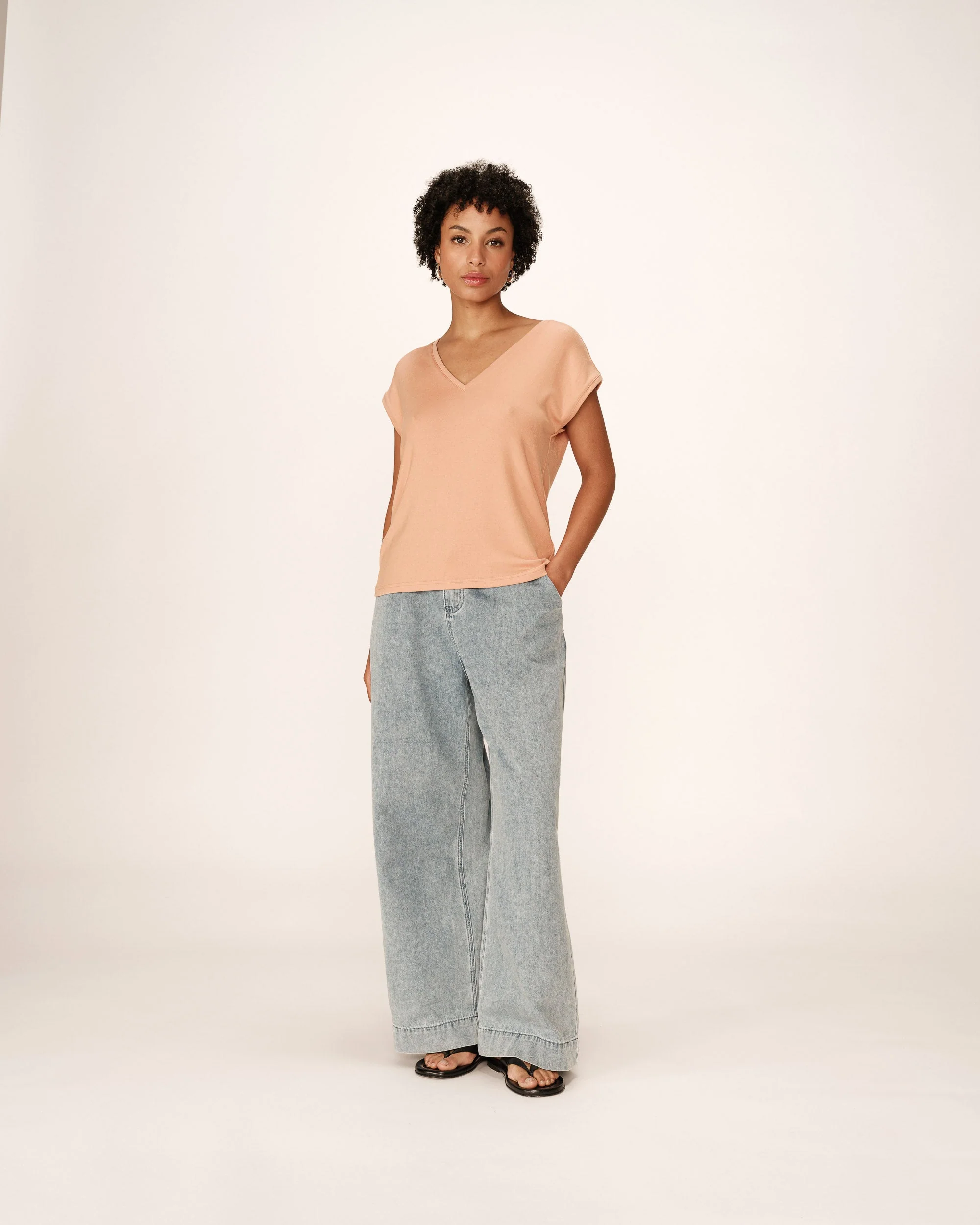 T-Shirt Prosper - Peche - Image 3