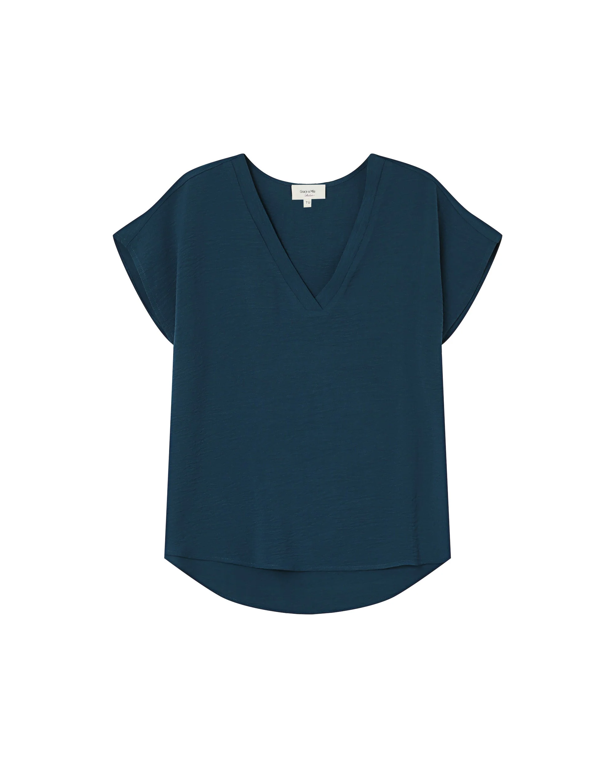 Top Fluide Encolure V Emeraude Season - Image 5