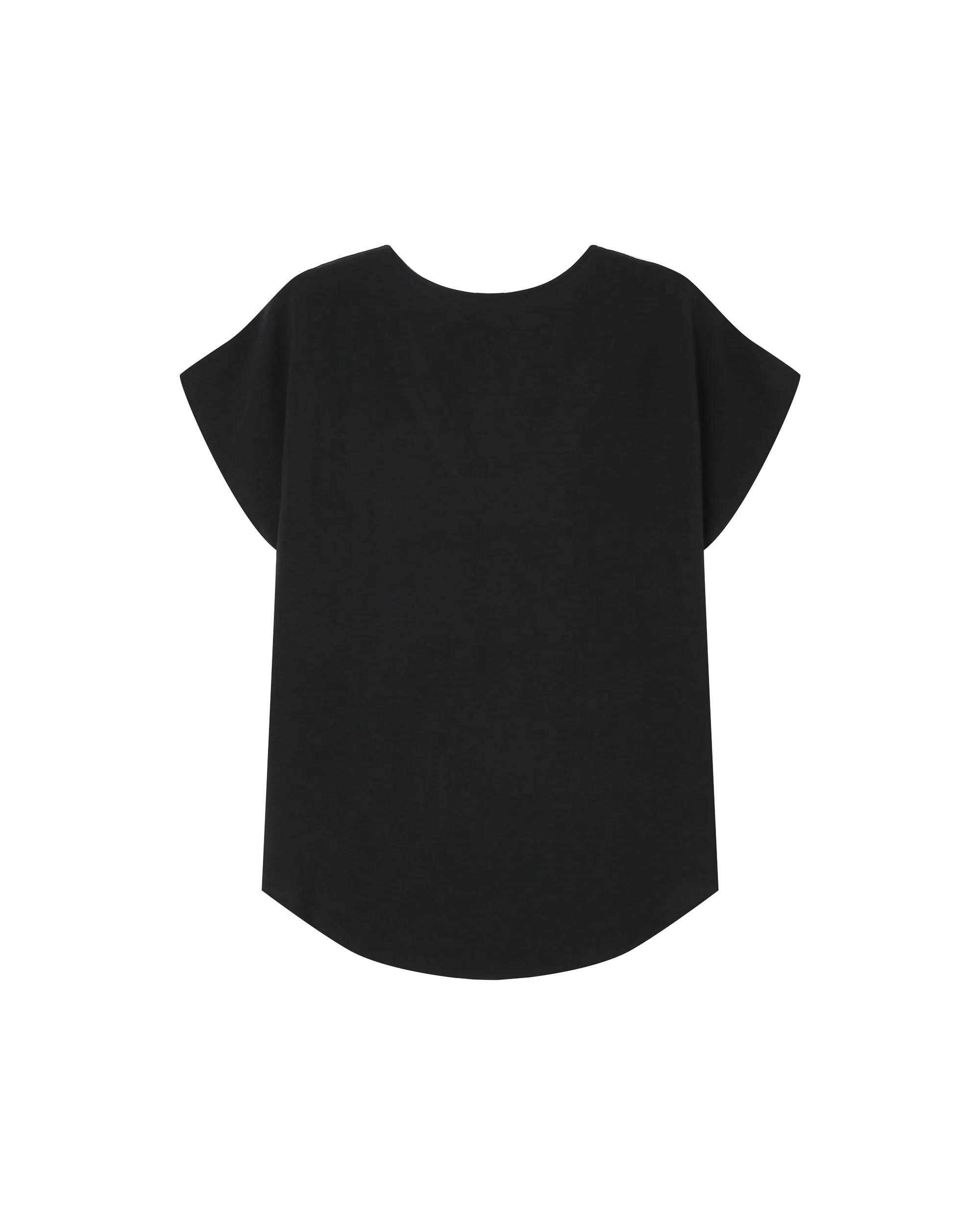 Top Fluide Encolure V Noir Season - Image 7