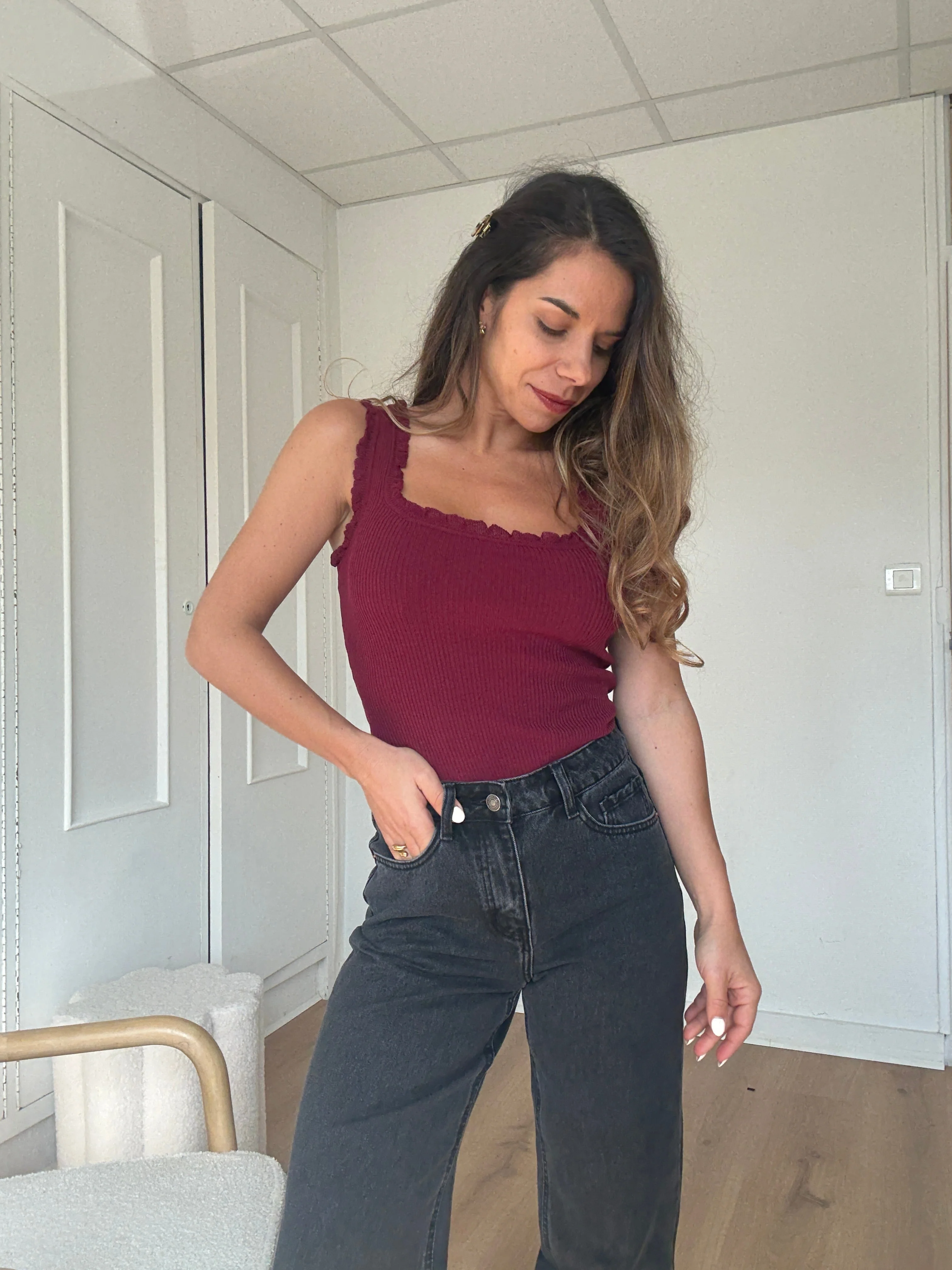 Top Nora Bordeaux - Image 2
