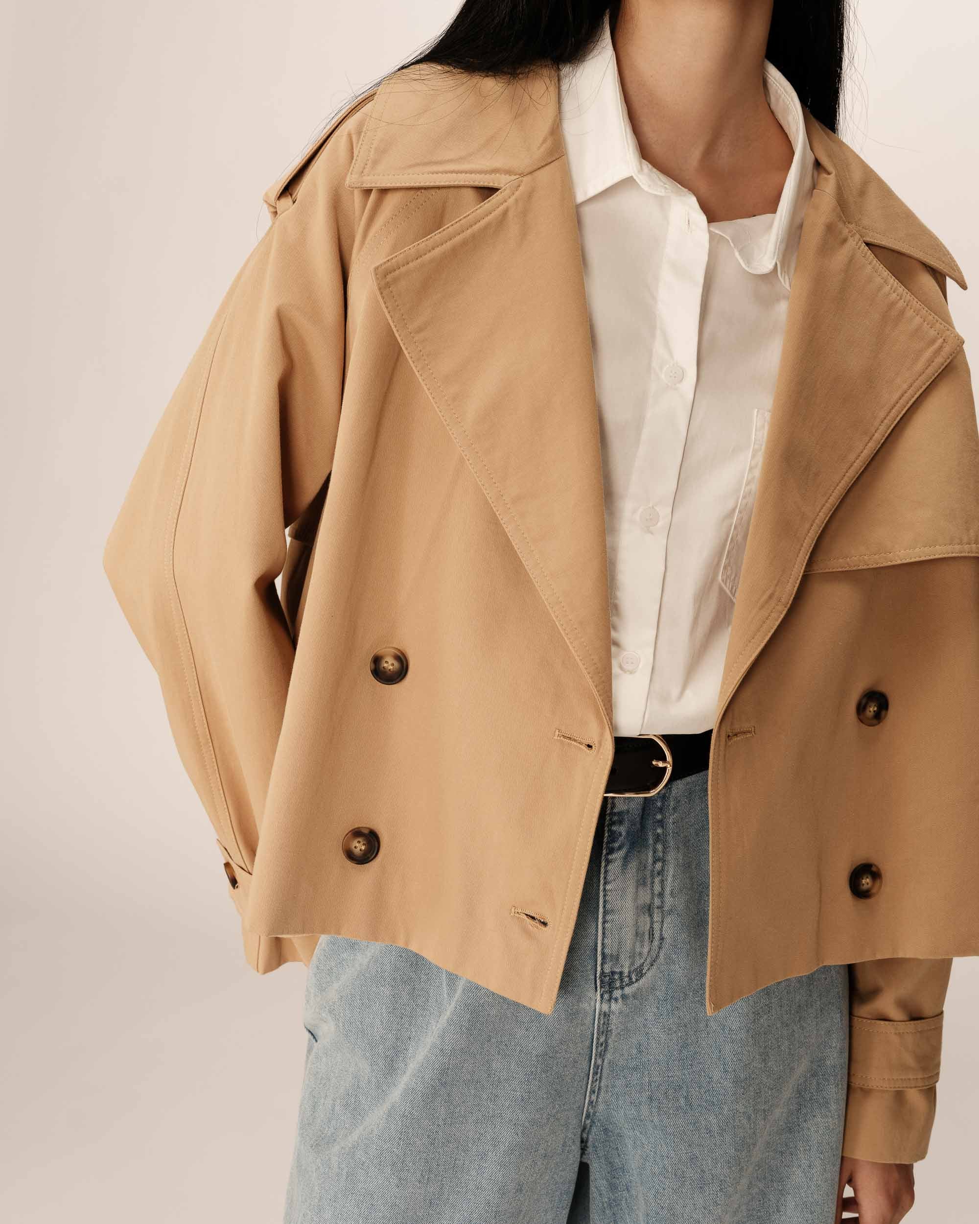 Trench Court Camel Printemps - Image 2
