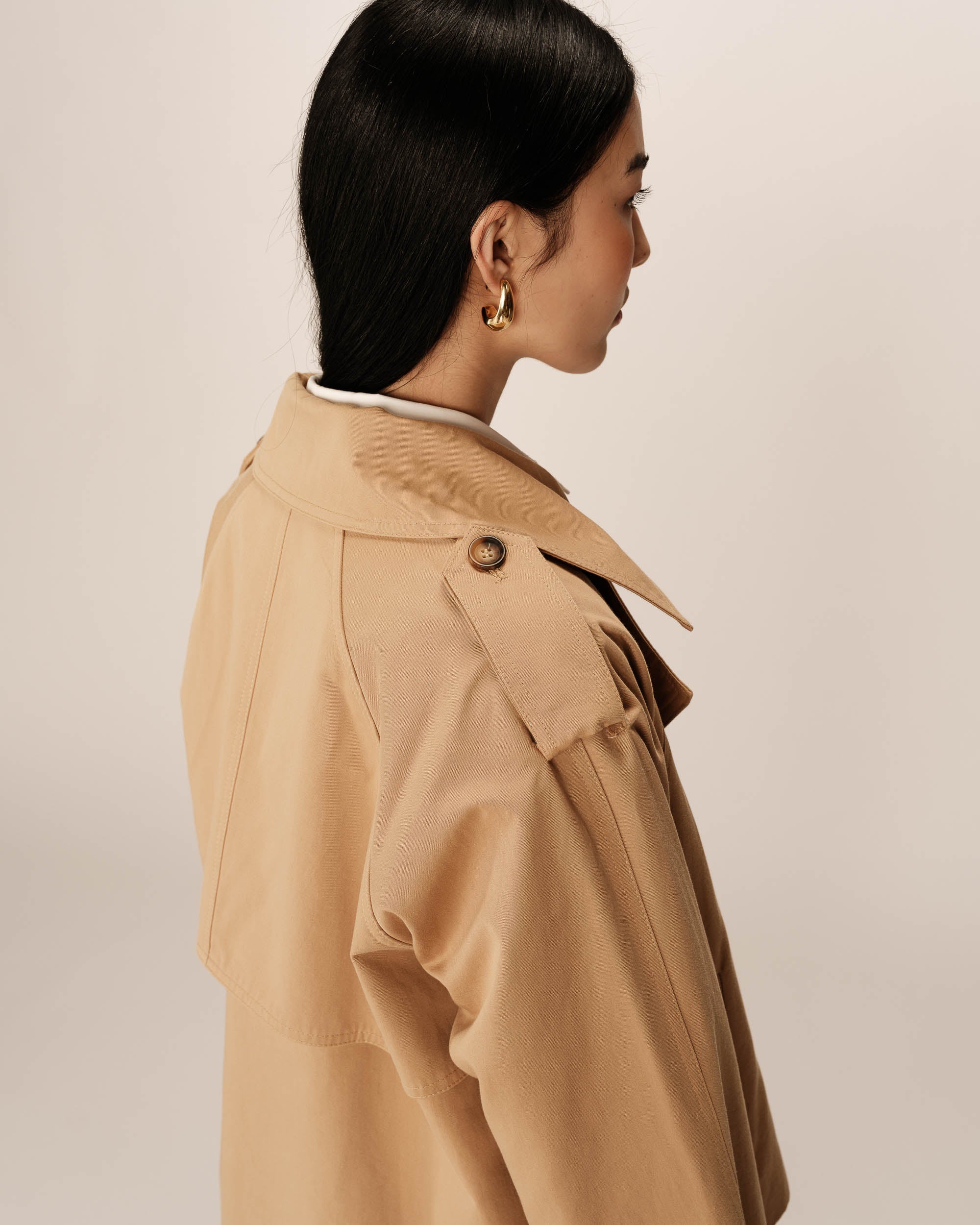 Trench Court Camel Printemps - Image 5