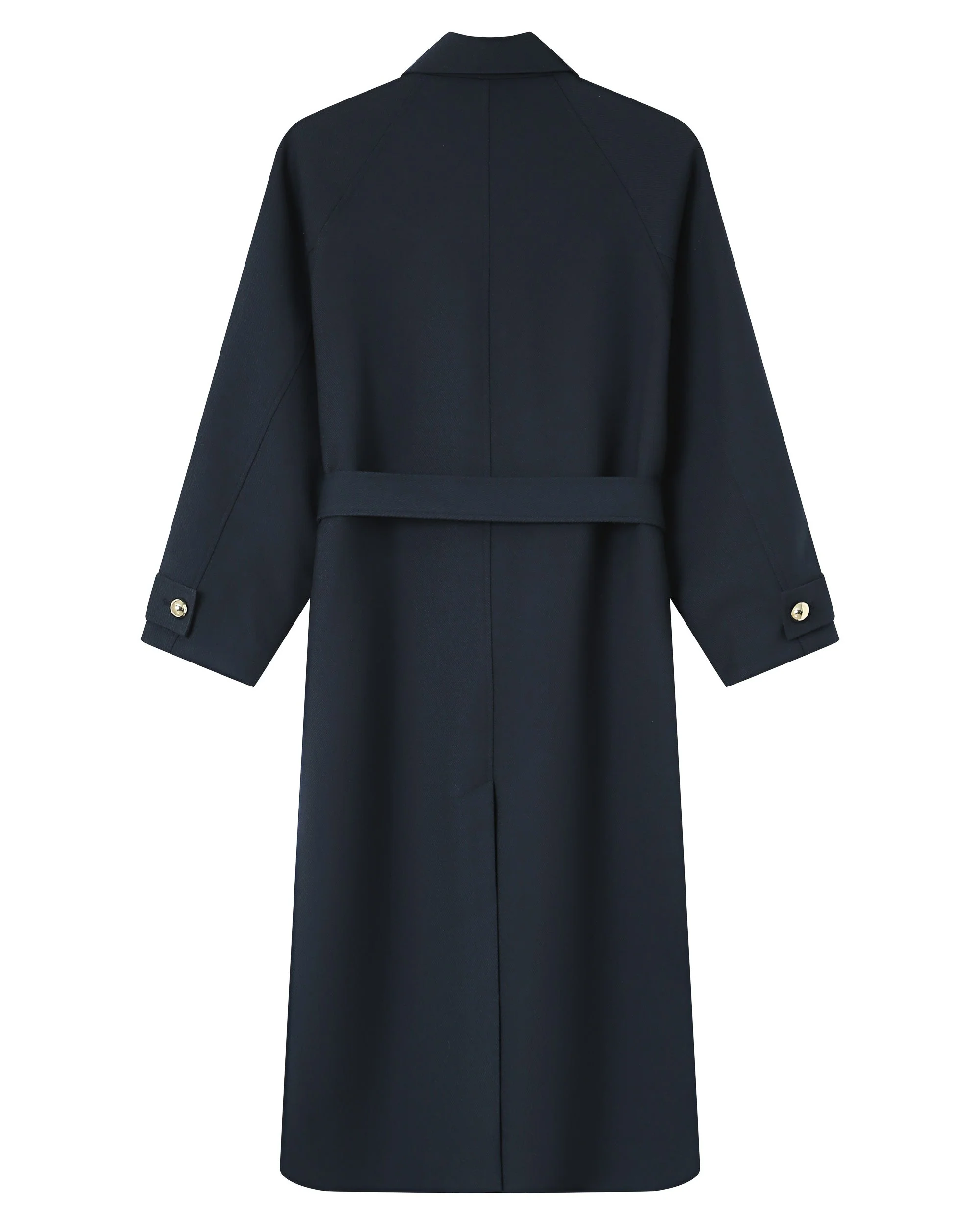 Trench Long Boutons Dorés Marine Scott - Image 8