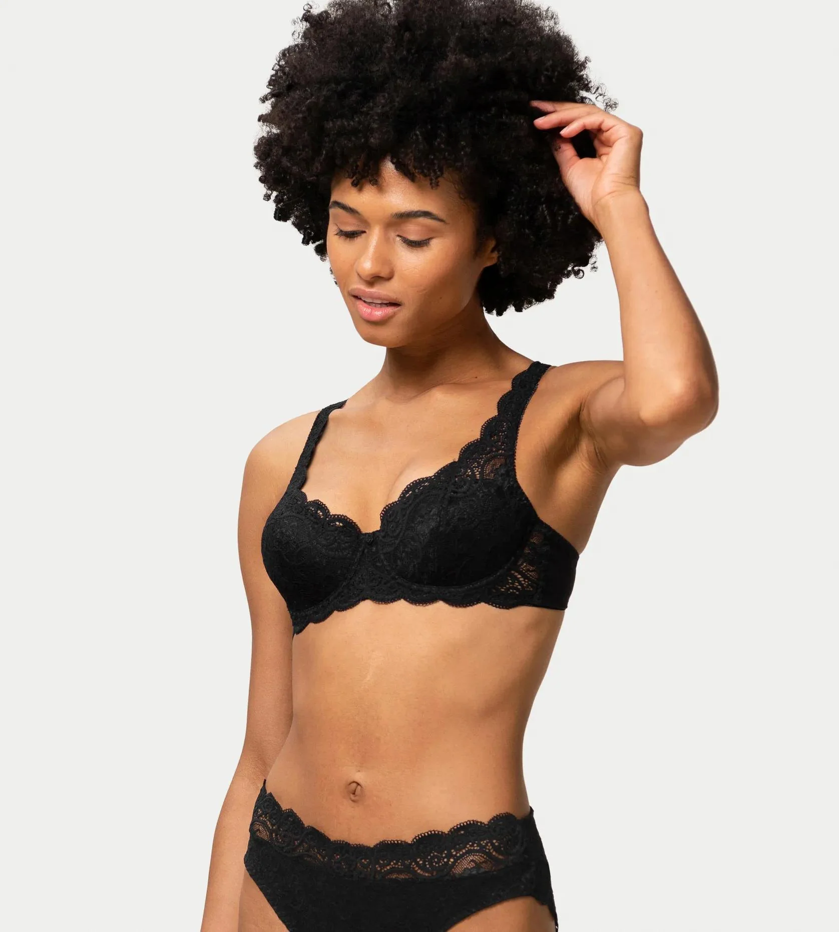 Soutien-Gorge Balconnet Ampliforme Amourette 300 Whp X - Black - Image 9
