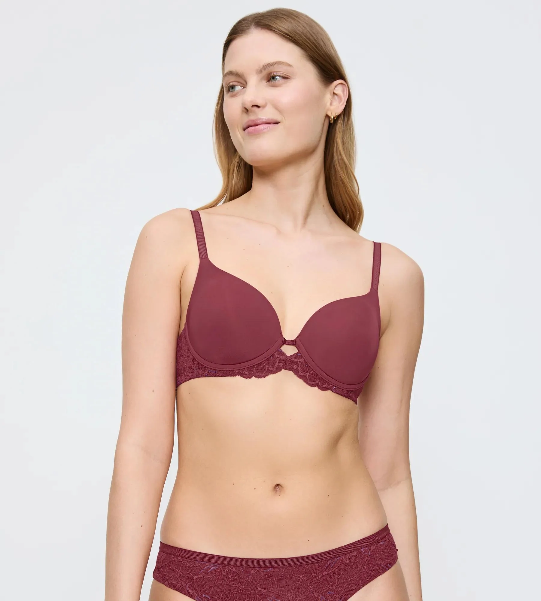 Soutien-Gorge Balconnet Ampliforme Amourette Charm T Whp01 - Sweet Marsala - Image 6