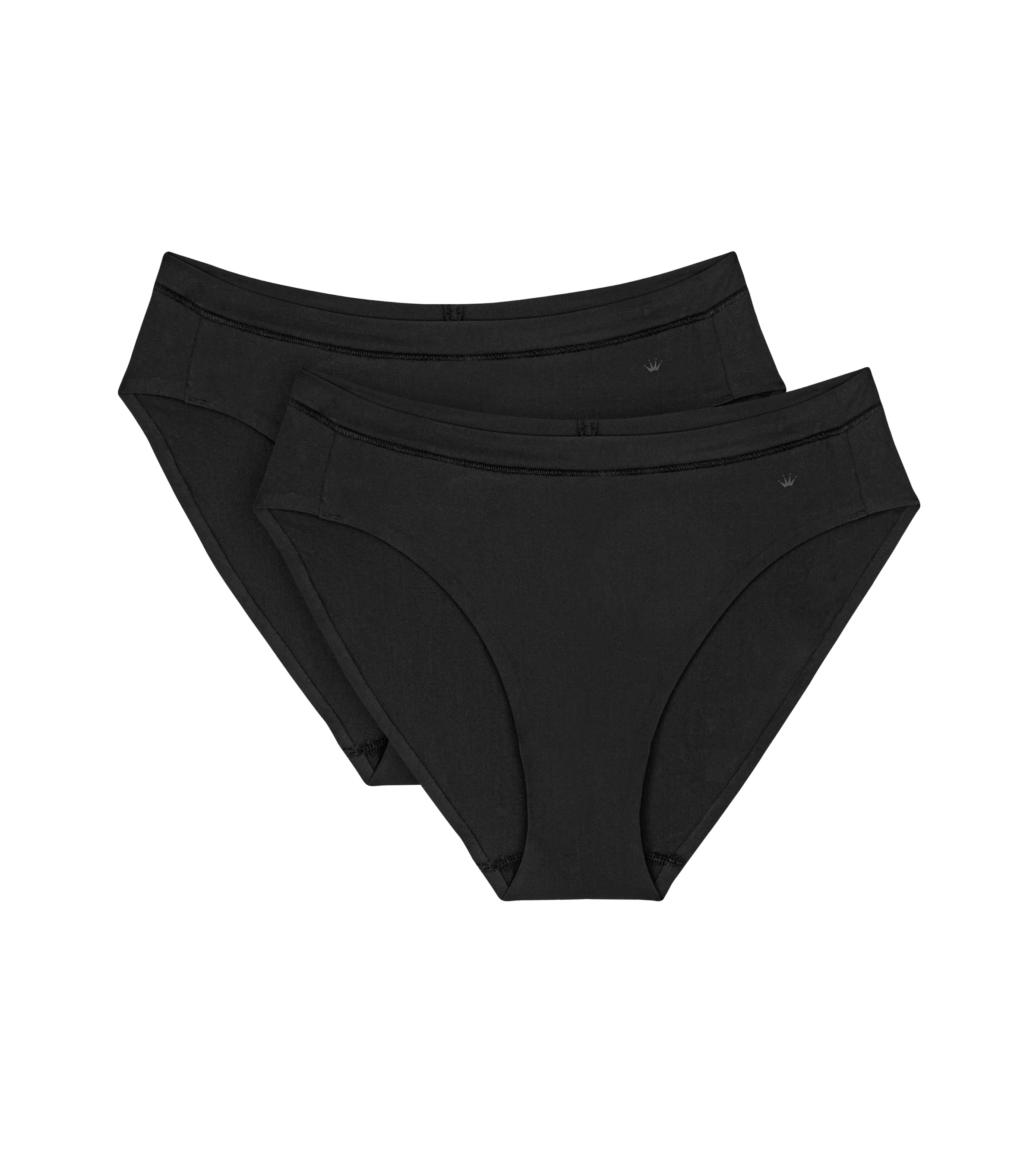 Slip Échancré Lot De 2 Smart Micro Tai Ex 2P - Black - Image 5