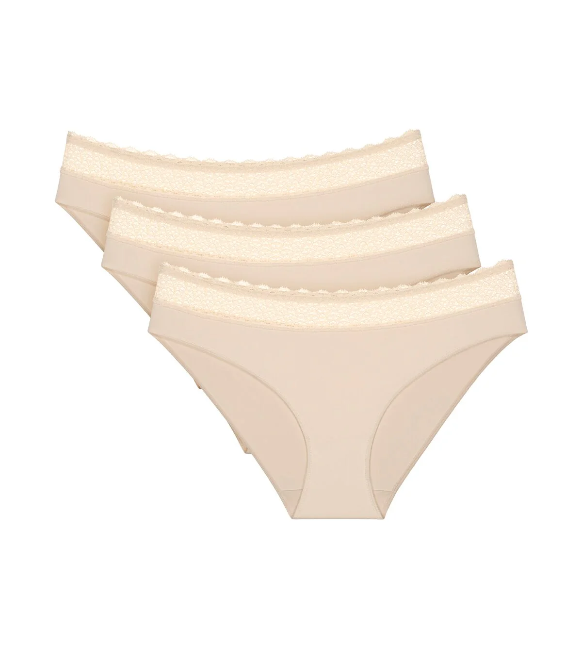 Slip Échancré Lot De 3 Feel Of Modal Tai 3P - Creamy Dream - Image 5