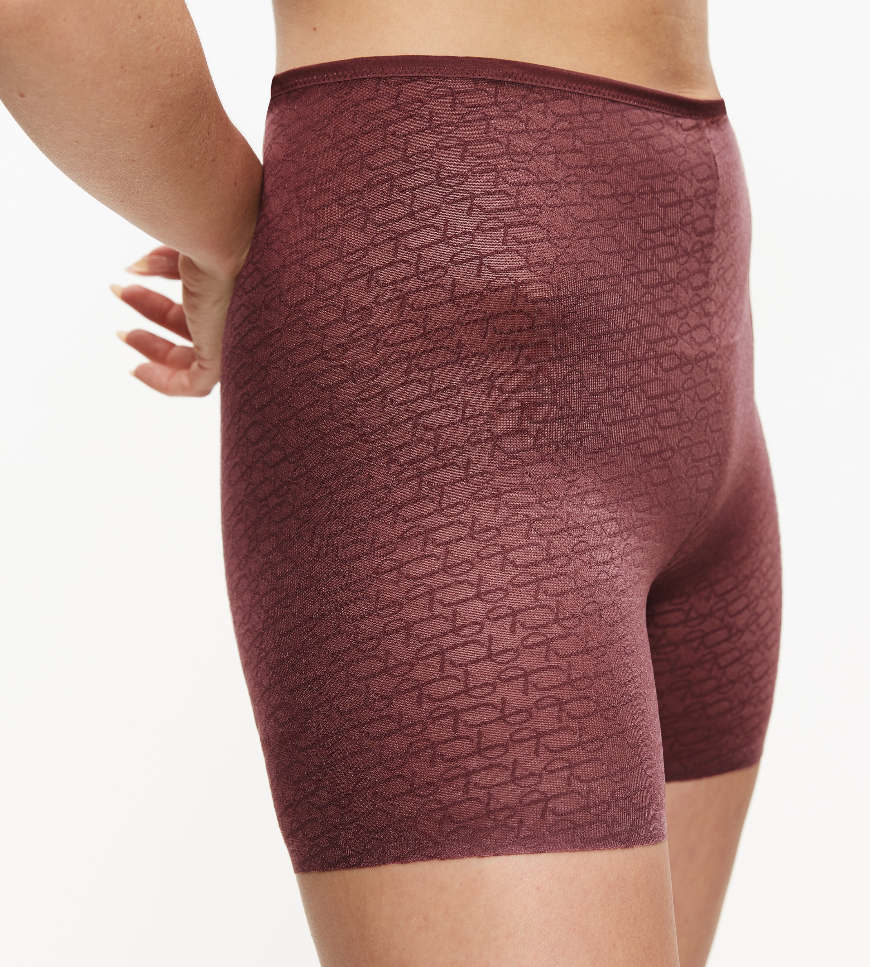 Shorty Couvrant Triumph Signature Sheer Shorts - Decadent Chocolate - Image 3