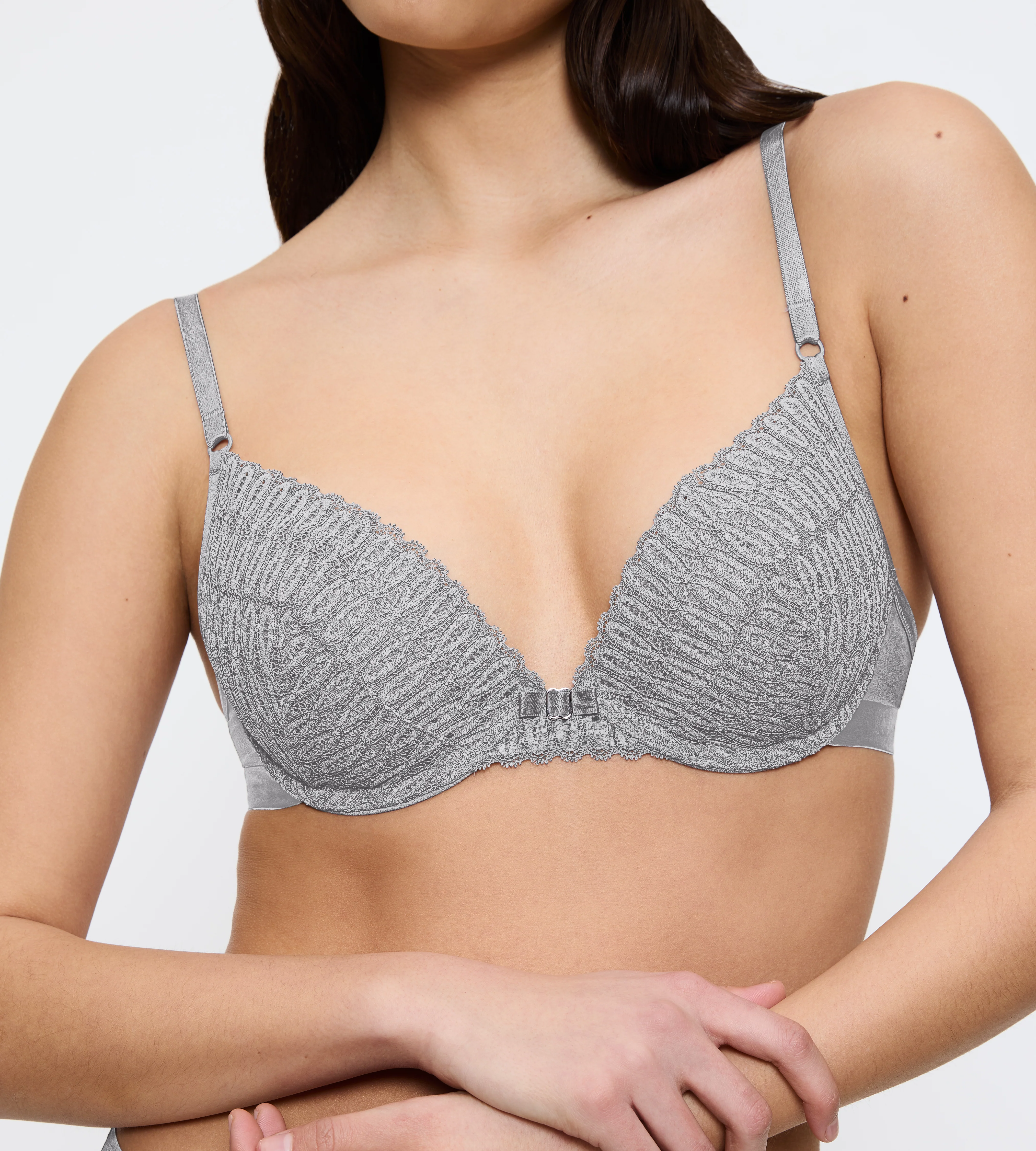 Soutien-Gorge Push-Up Aura Spotlight T Whu - Grey Shadow - Image 3