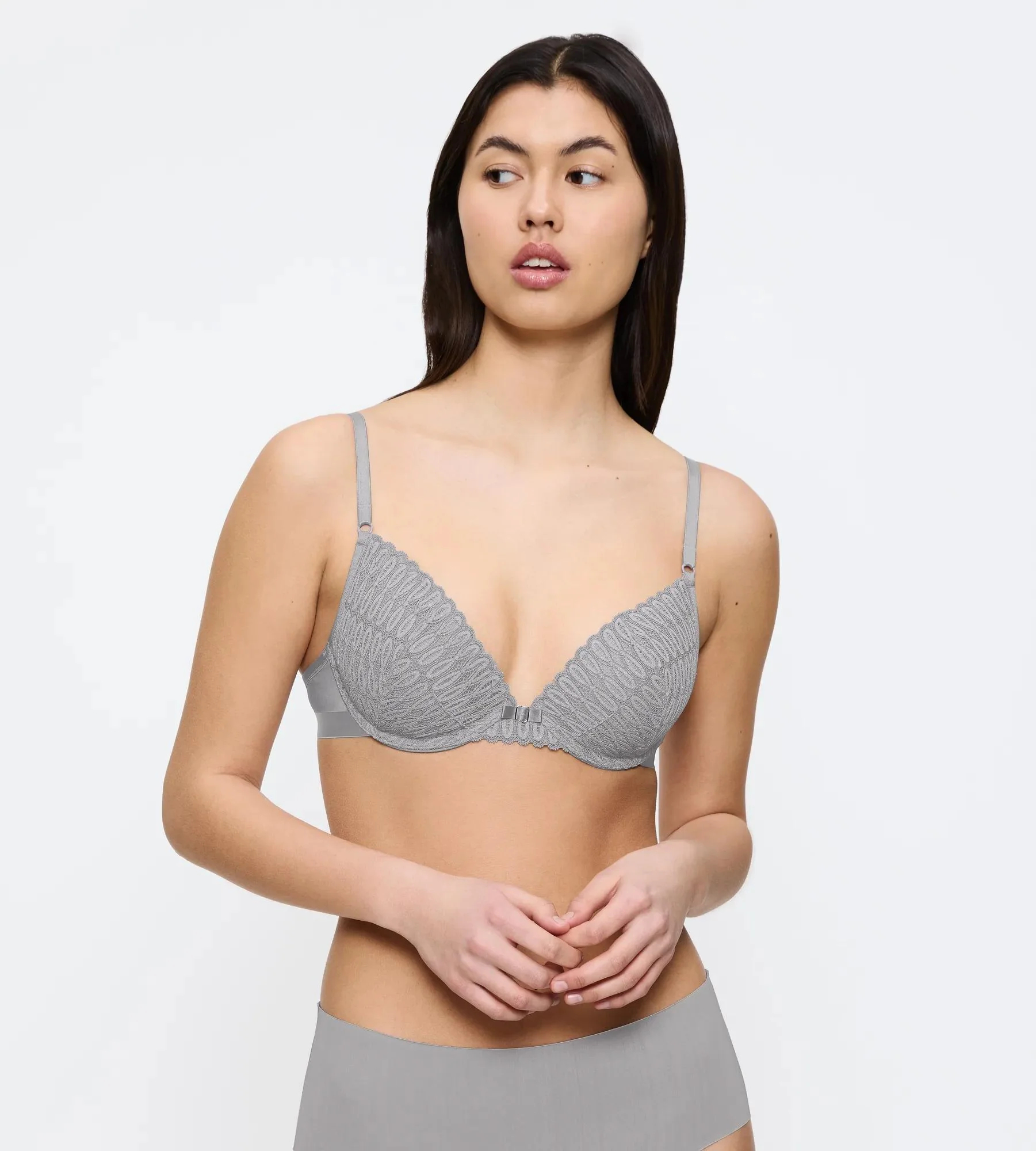 Soutien-Gorge Push-Up Aura Spotlight T Whu - Grey Shadow - Image 7