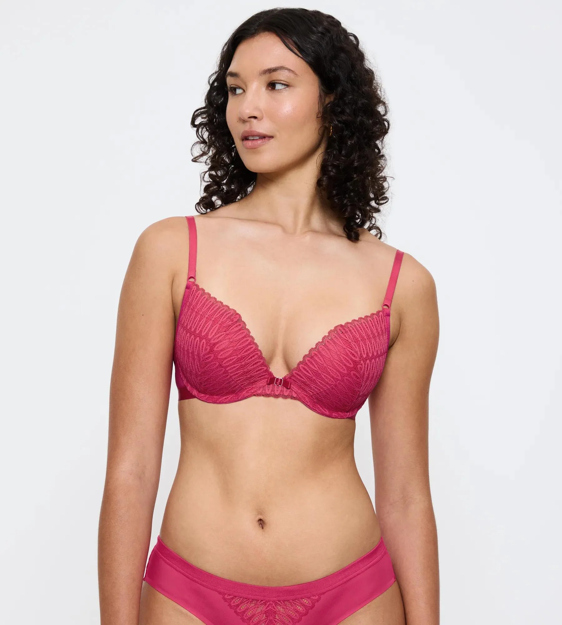 Soutien-Gorge Push-Up Aura Spotlight T Whu - Flashy Pink - Image 6