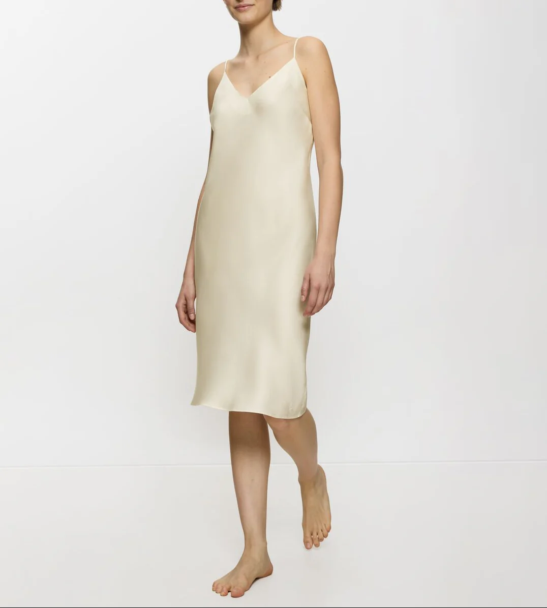Chemise De Nuit Silky Sensuality Ndw X - Ecru White - Image 6
