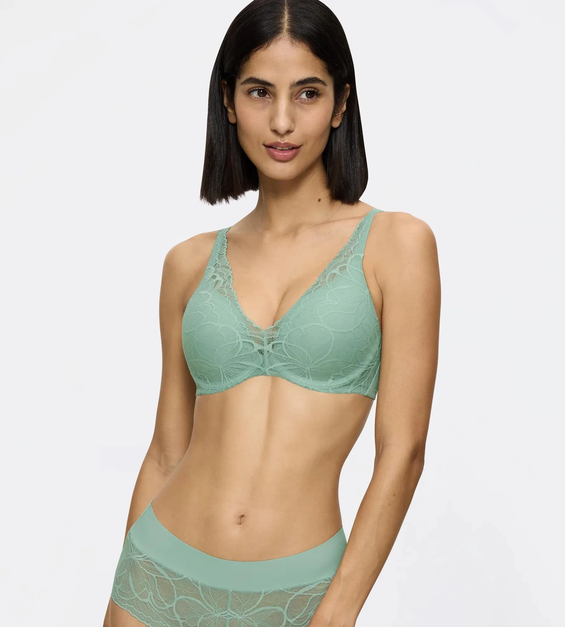 Soutien-Gorge Ampliforme Body Make-Up Illusion Lace Wp - Pigeon Grey - Image 10