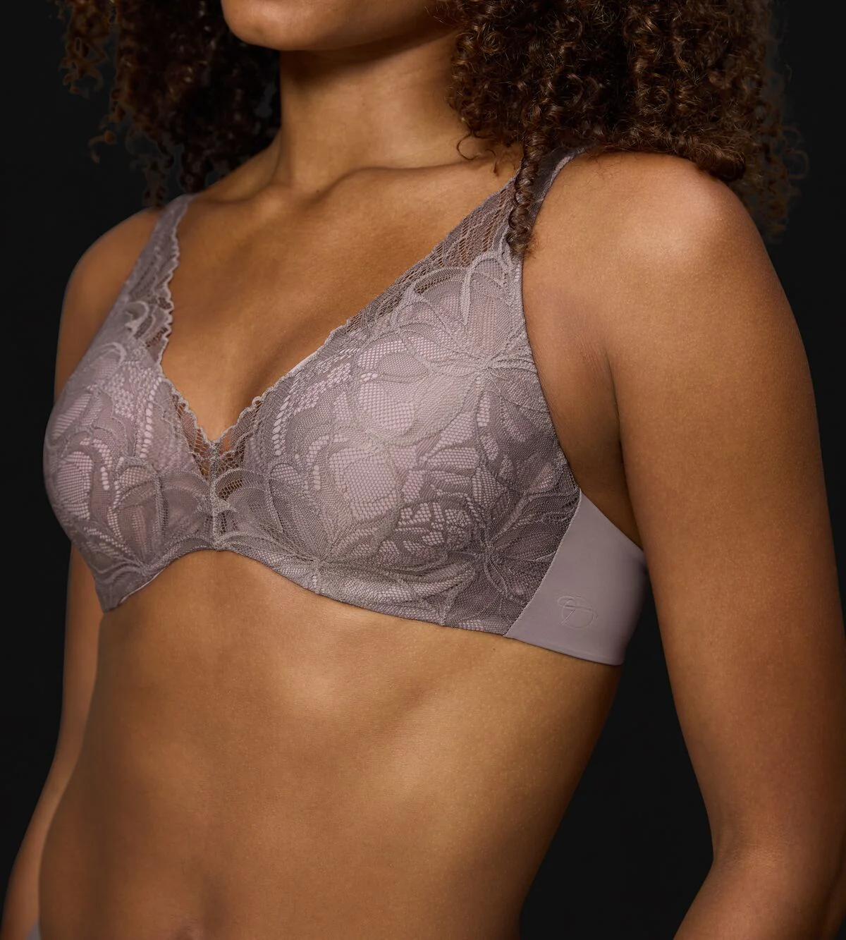 Soutien-Gorge Ampliforme Body Make-Up Illusion Lace Wp - Pigeon Grey - Image 6