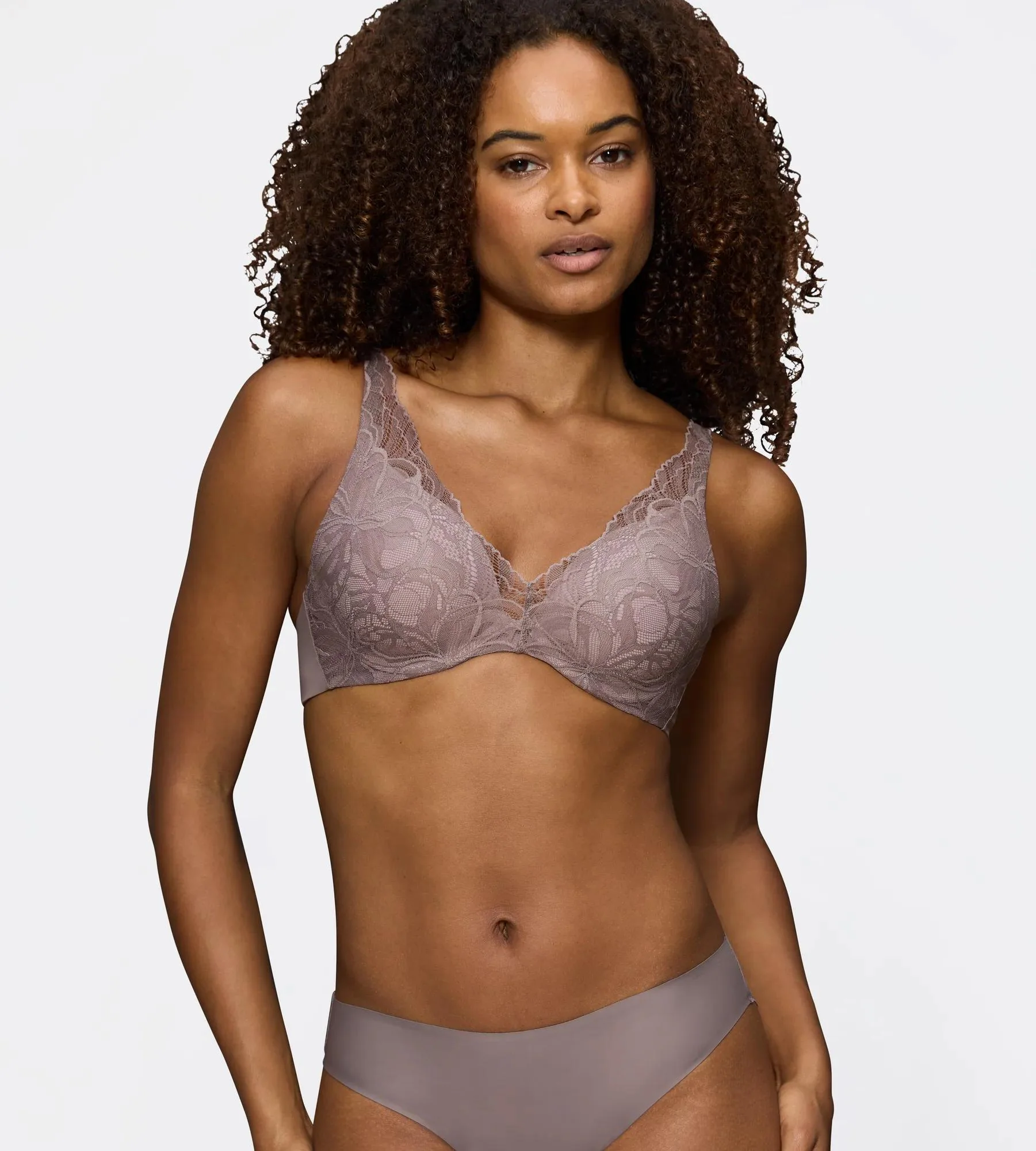Soutien-Gorge Ampliforme Body Make-Up Illusion Lace Wp - Pigeon Grey - Image 9