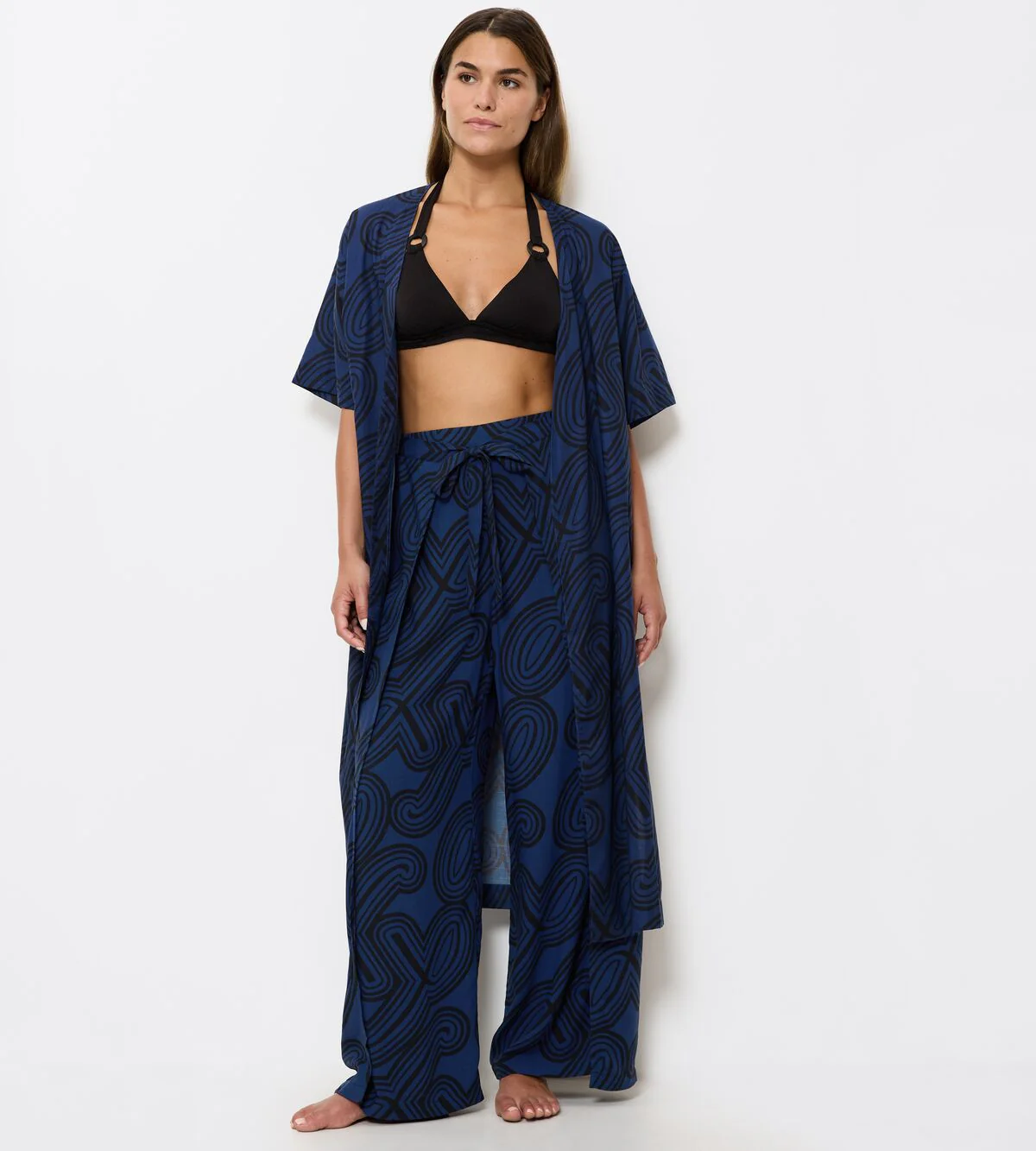 Pantalon Beach Mywear Pareo Trousers 01 - Dark Combination - Image 3