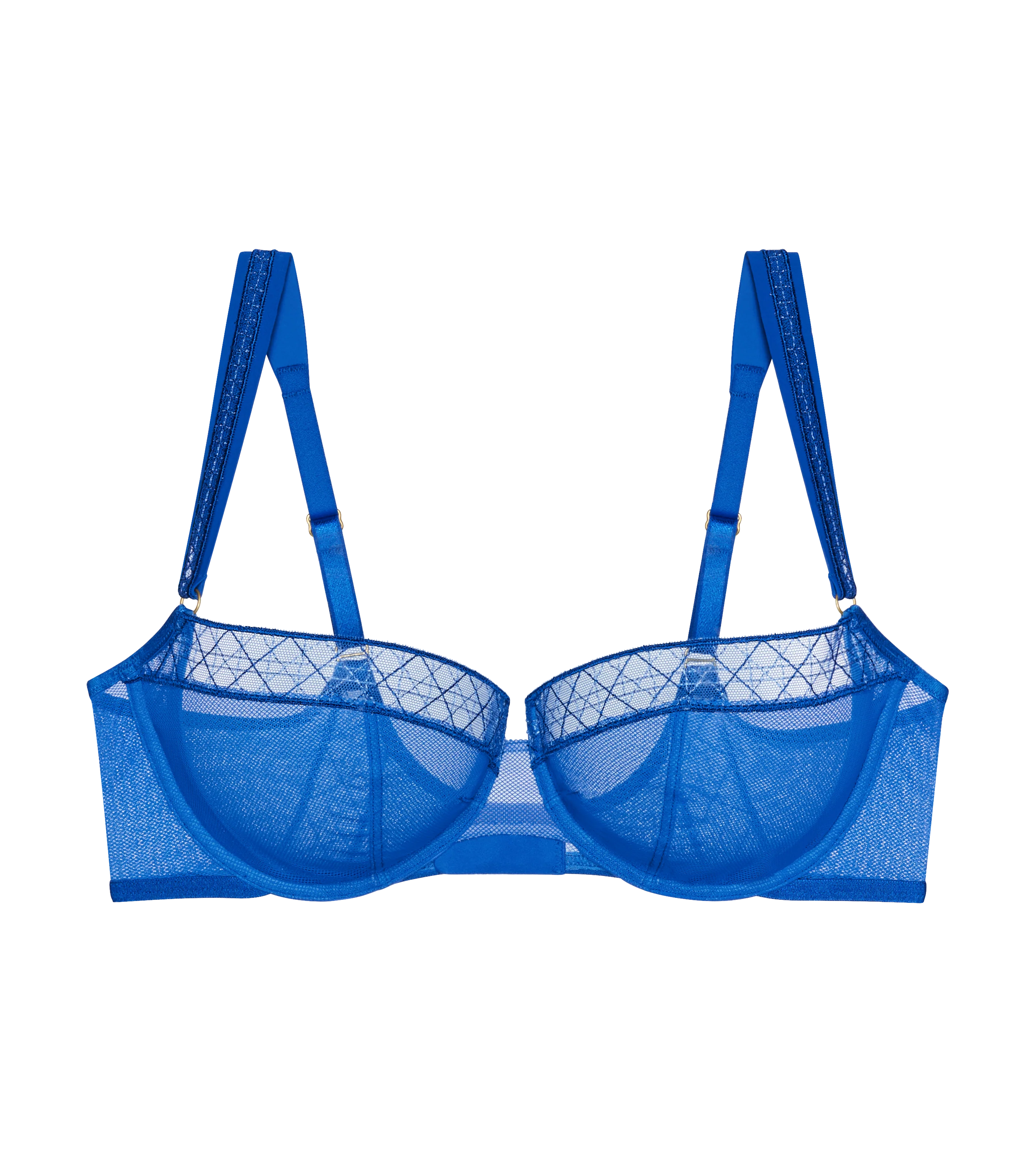 Soutien-Gorge Balconnet Aa Palina Cosmic Heartbeat Wh - Illumines Blue - Image 5